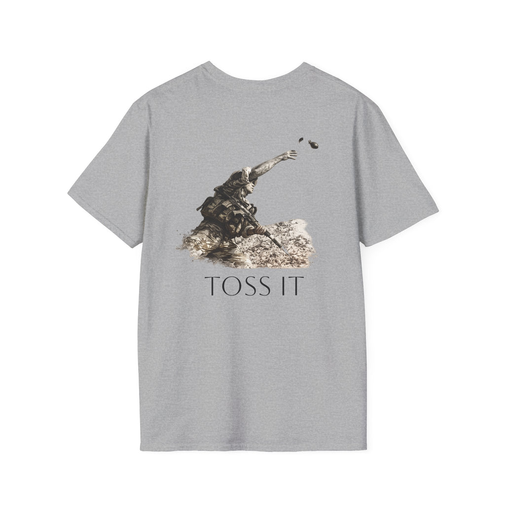 Toss It.  Funny Hand Grenade Tee