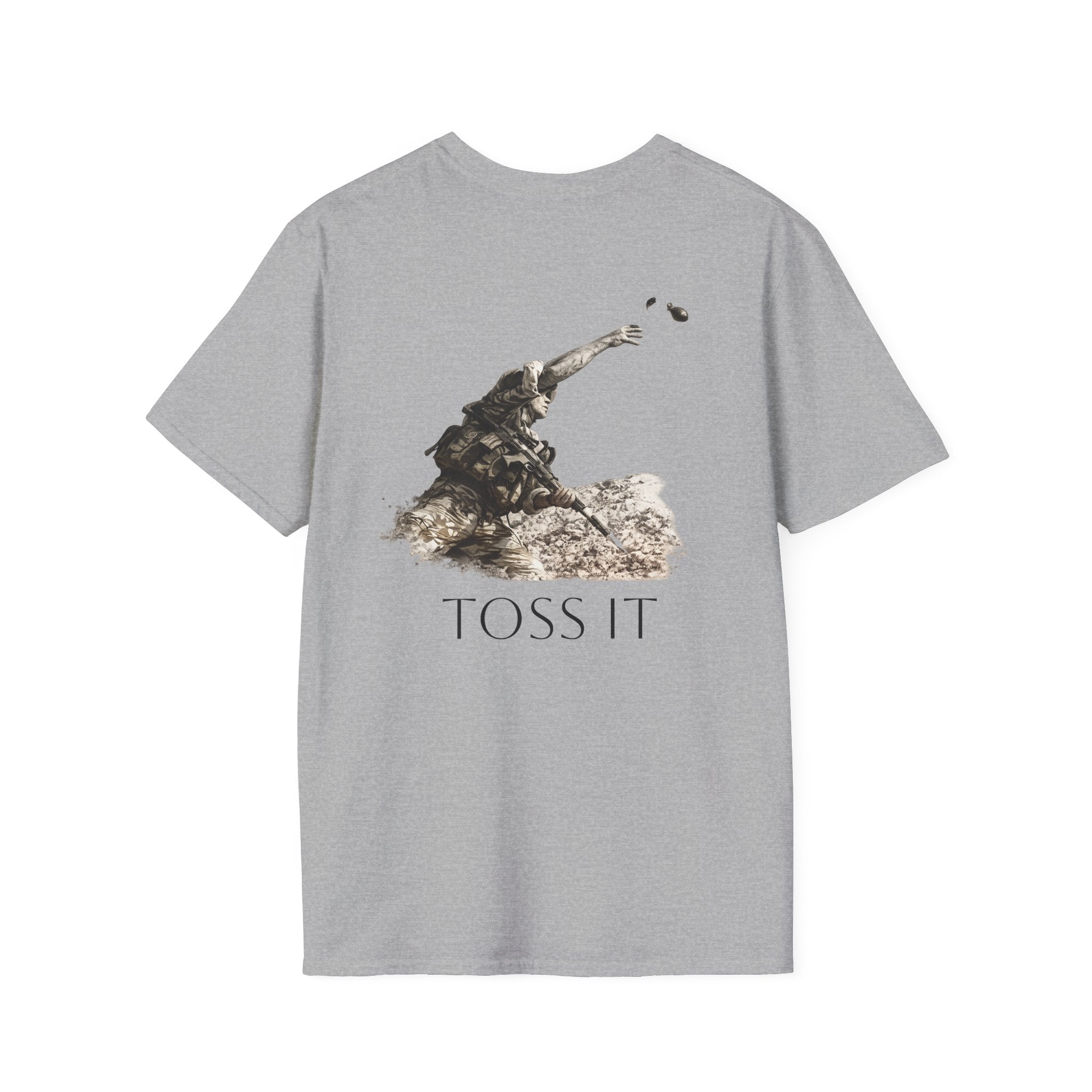 Toss It.  Funny Hand Grenade Tee