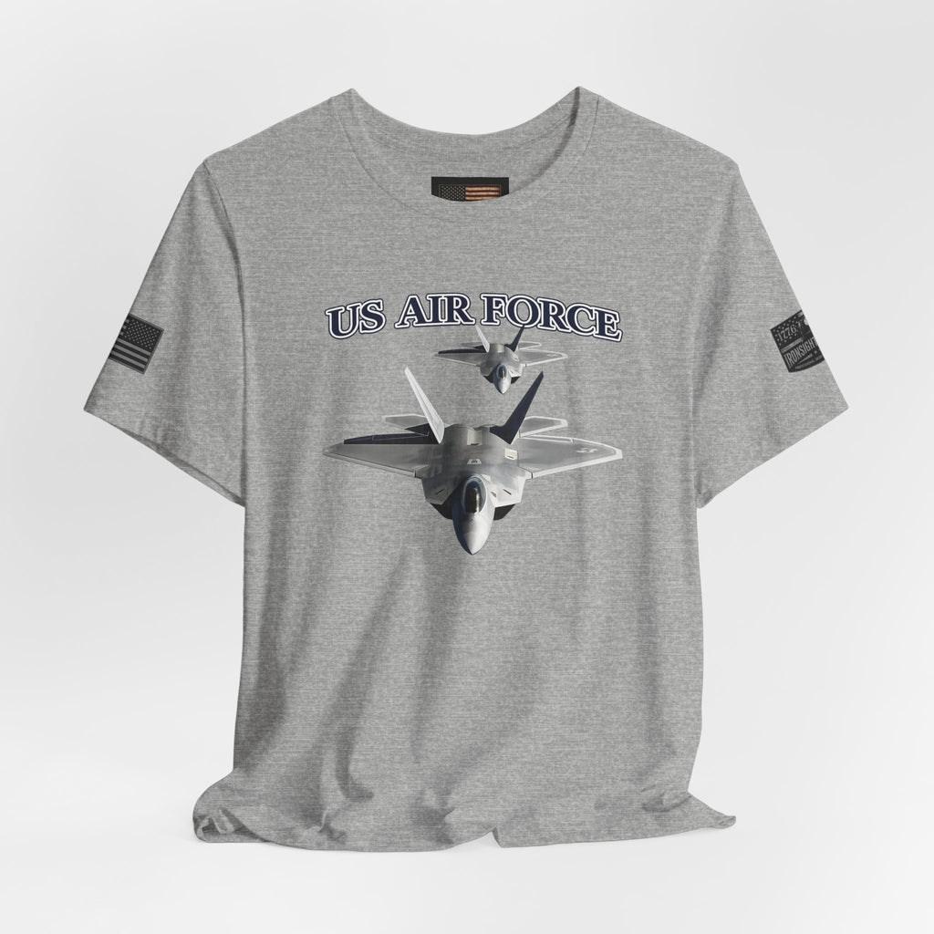 F-22 Raptor USAF Stealth Fighter Jet Graphic Tee – Premium Air Force Pride T-Shirt for Veterans & Active Duty