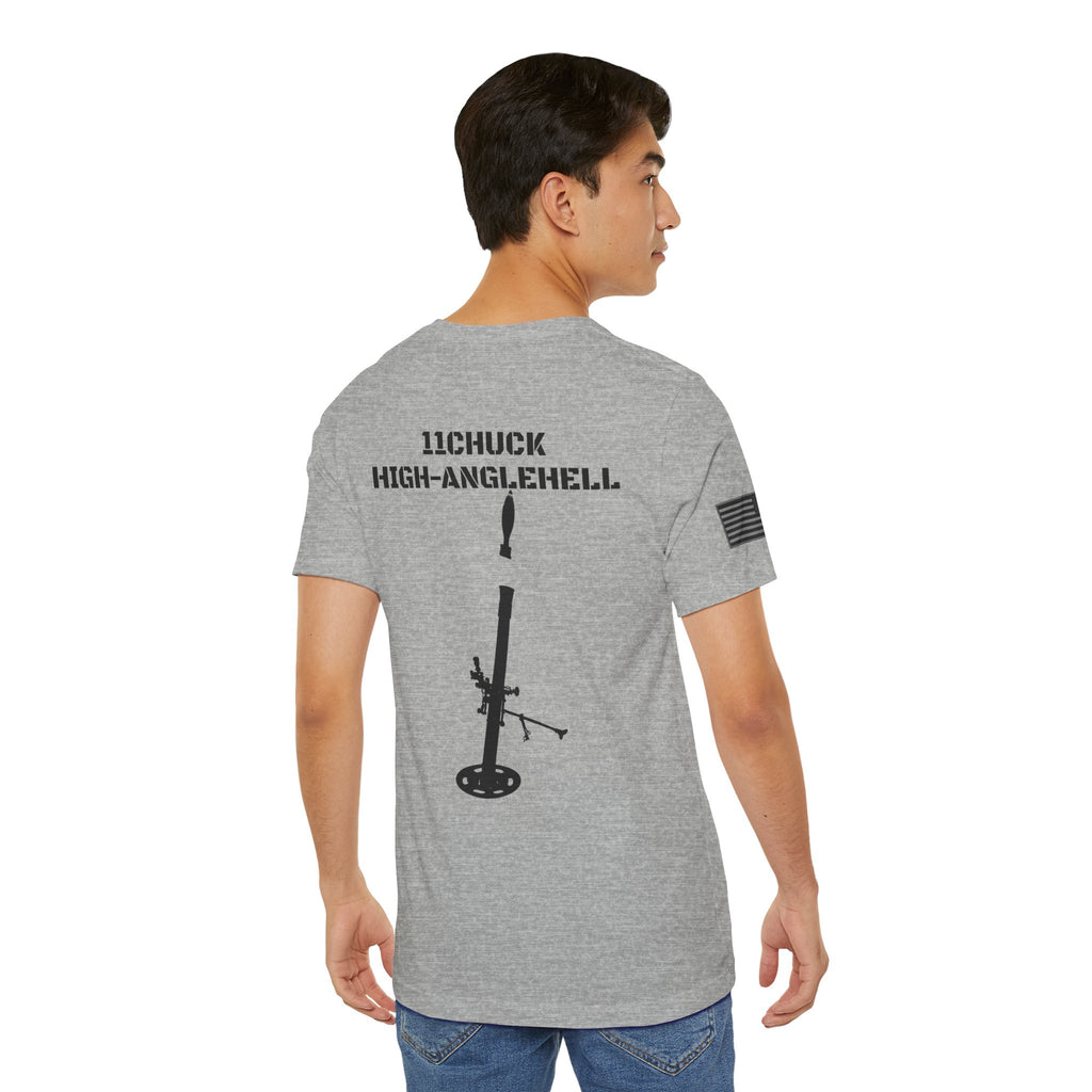 11Chuck Indirect Fire Infantryman Inspired Patriotic T-Shirt