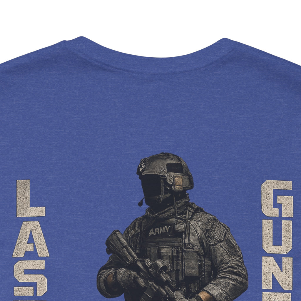 Last Gunfighter Infantry Inspired Patriotic T-Shirt | Ironsight Syndicate