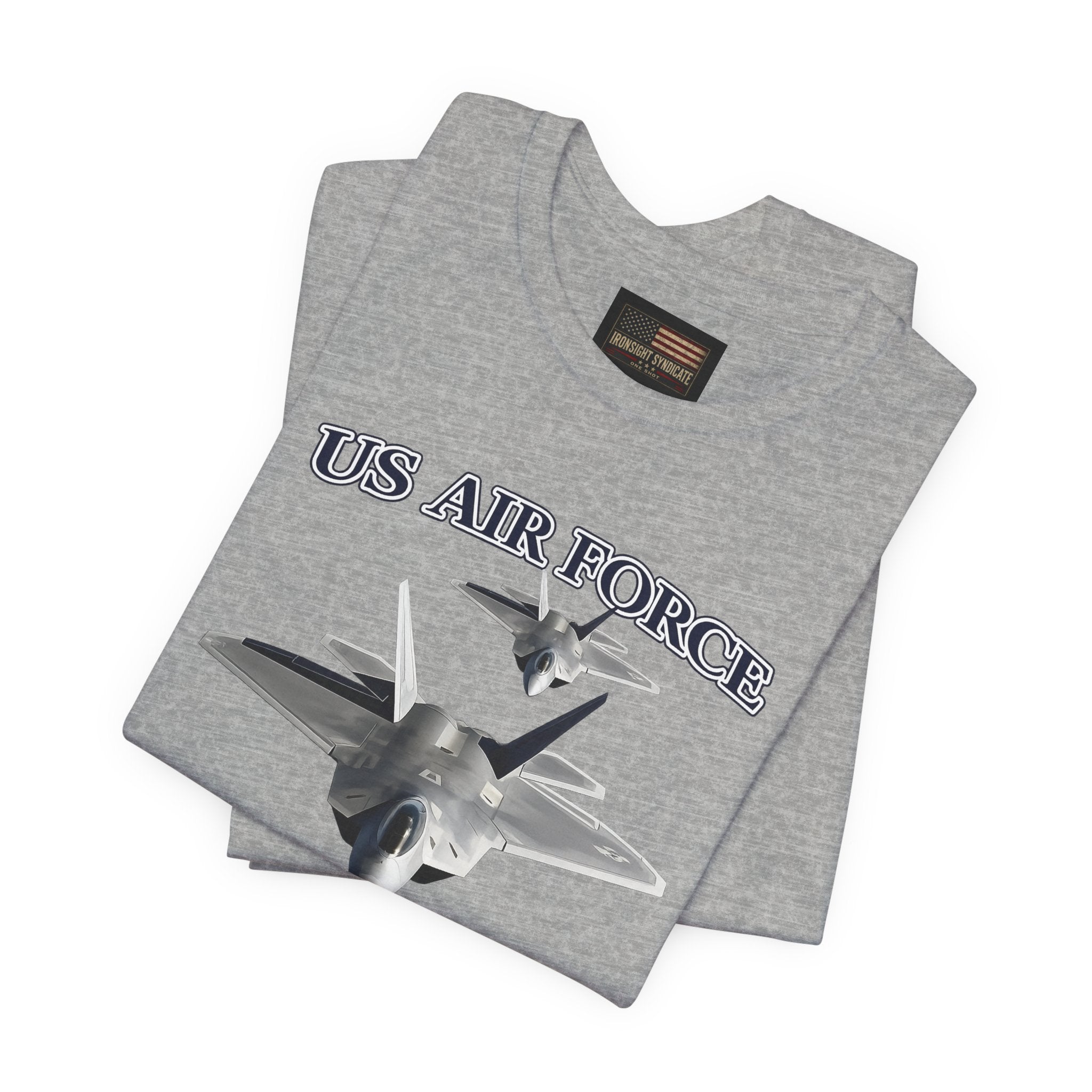 F-22 Raptor USAF Stealth Fighter Jet Graphic Tee – Premium Air Force Pride T-Shirt for Veterans & Active Duty