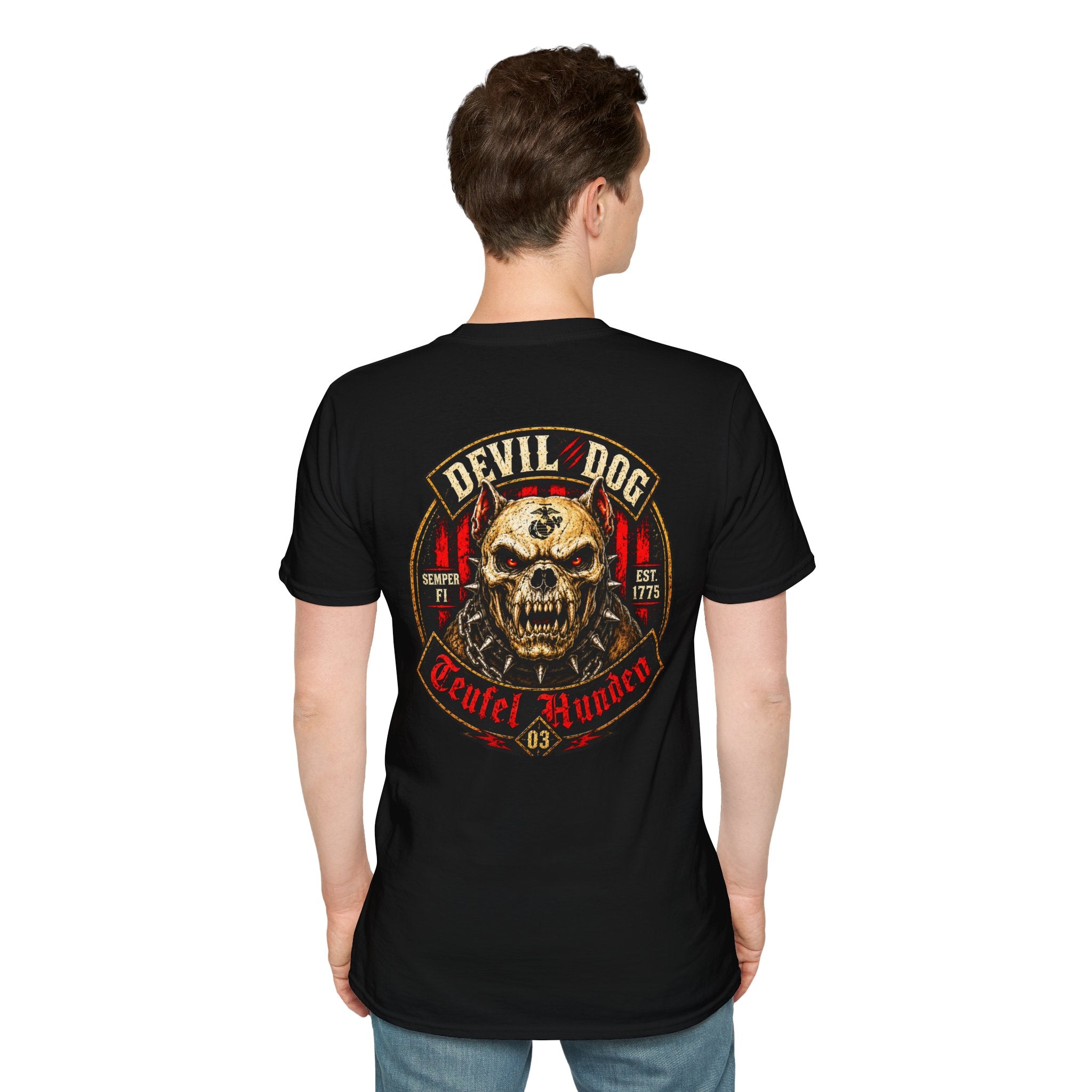 Devil Dog, Teufel Hunden Marine Corps T-Shirt