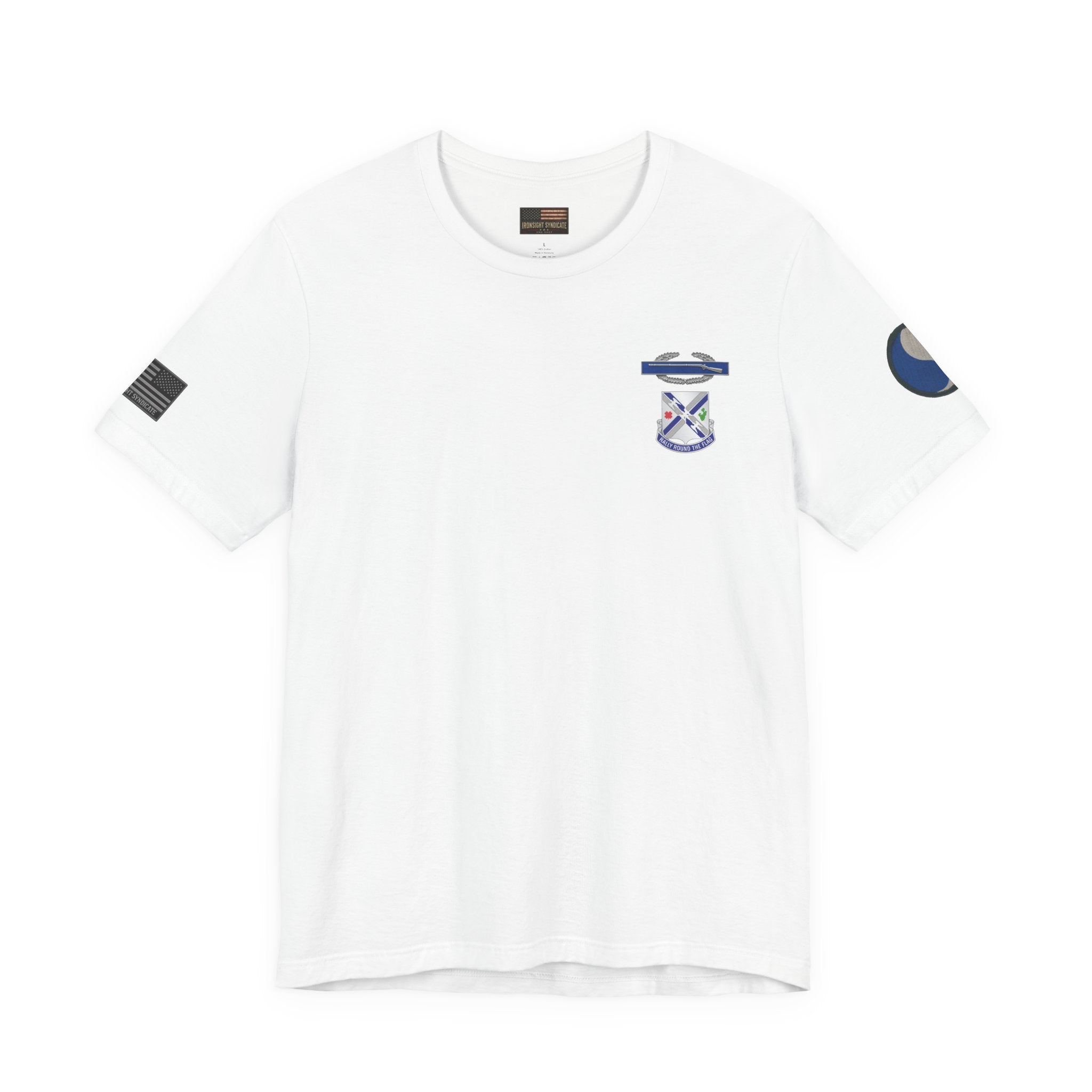 29th Infantry Division 1-115th Infantry Regiment T-Shirt | Patriotic Military Graphic Tee for Veterans & Patriots, Adult (13 and up), unisex