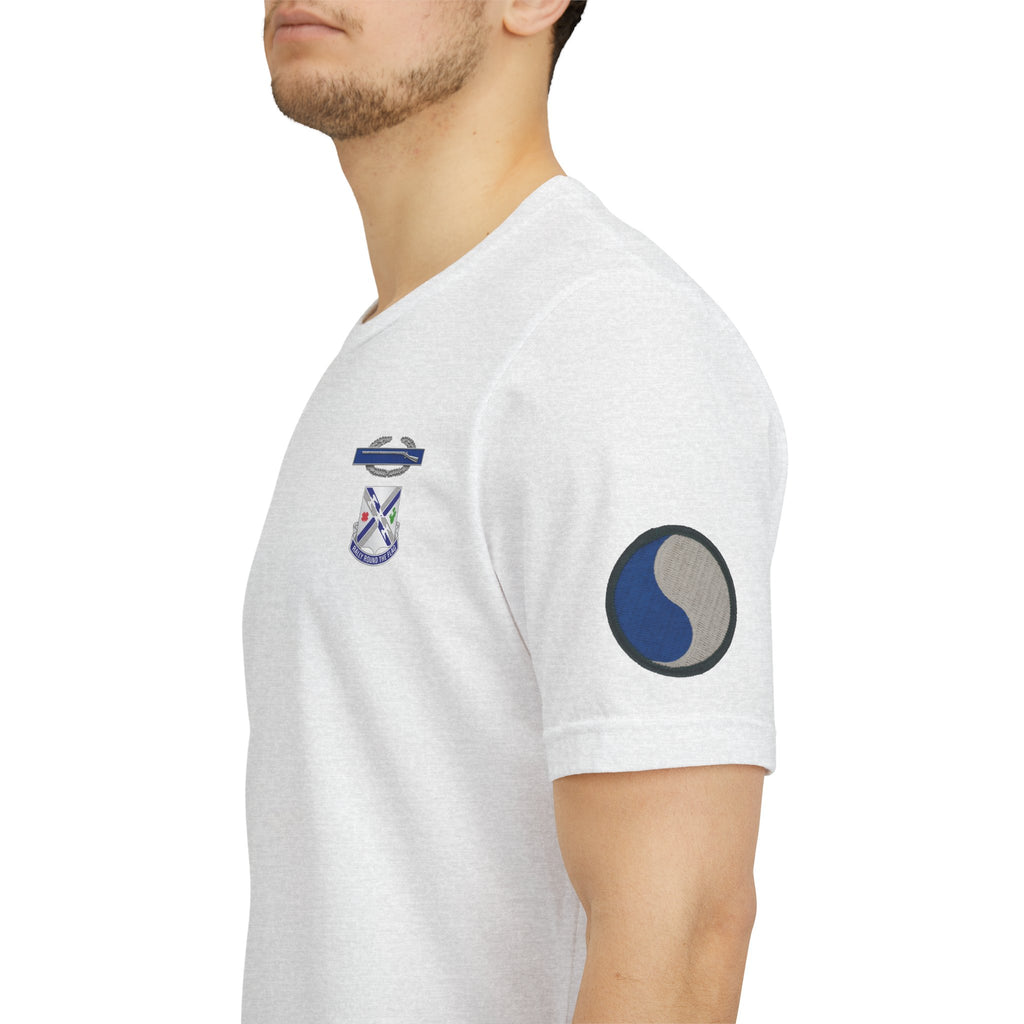 29th Infantry Division 1-115th Infantry Regiment T-Shirt | Patriotic Military Graphic Tee for Veterans & Patriots, Adult (13 and up), unisex