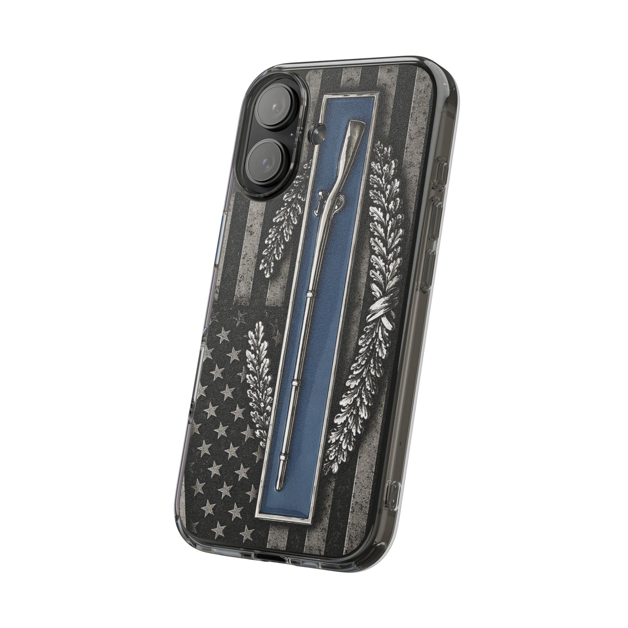 Combat Infantryman Badge Clear Impact-Resistant Phone Case