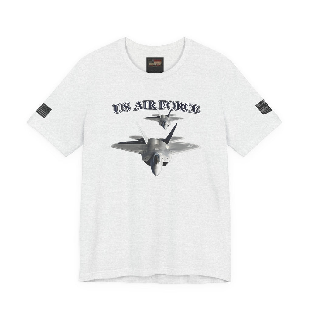 F-22 Raptor USAF Stealth Fighter Jet Graphic Tee – Premium Air Force Pride T-Shirt for Veterans & Active Duty