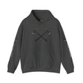 Matthew 10:34 Hooded Sweatshirt - Dark Heather | Ironsight Syndicate