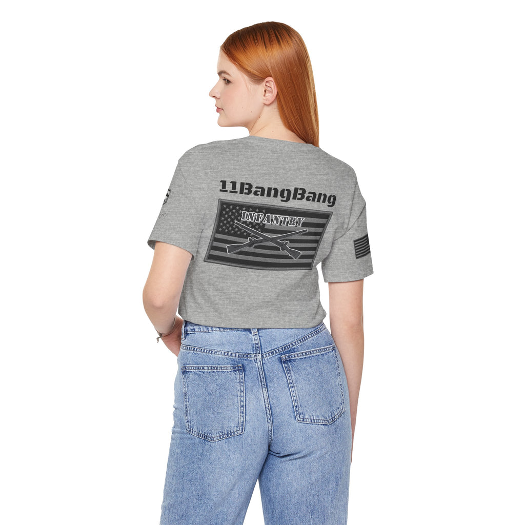 11BangBang Infantry Inspired Patriotic T-Shirt