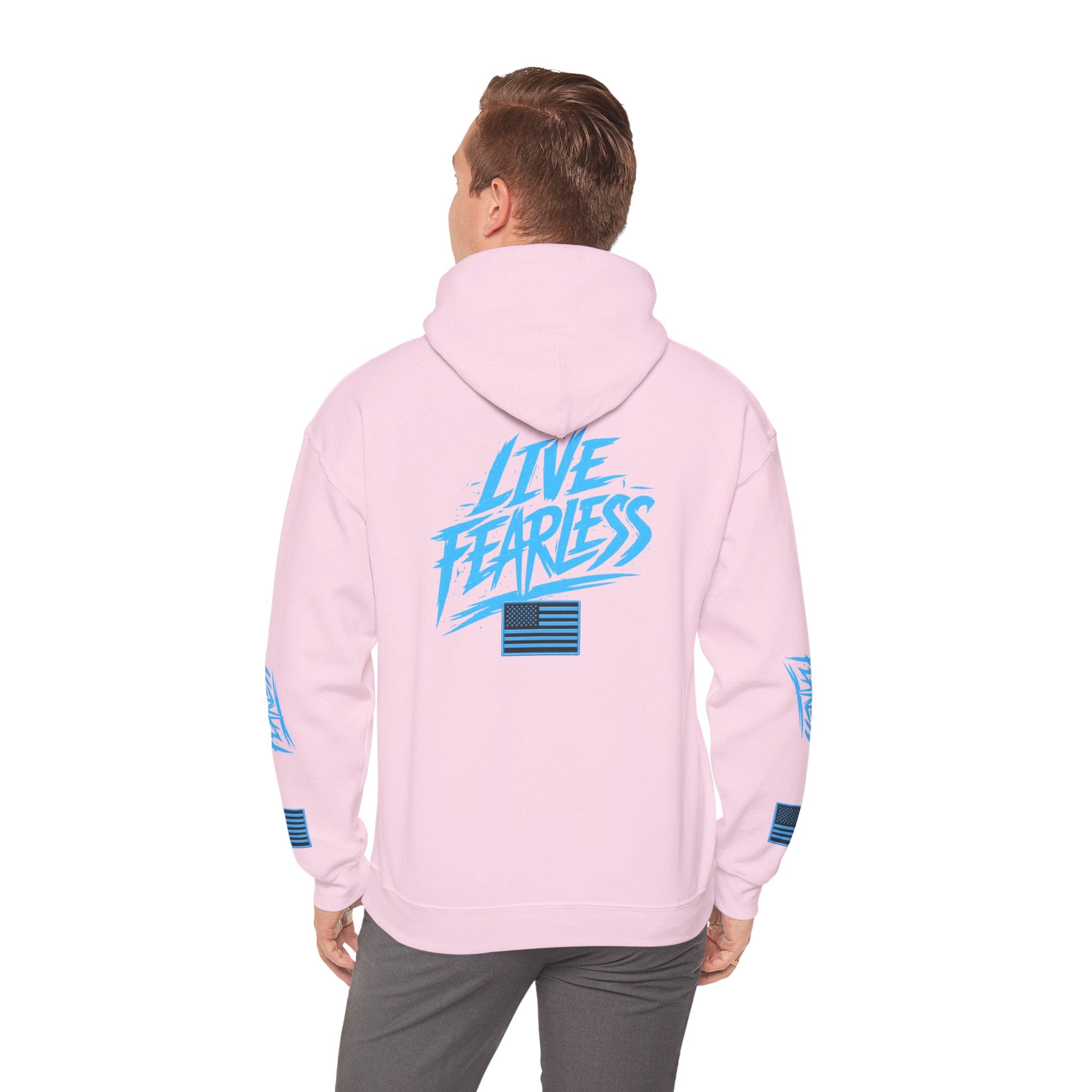 Live Fearless Hoodie | Premium Heavy Weight-Military-Inspired Patriotic Hoodie | Ironsight Syndicate