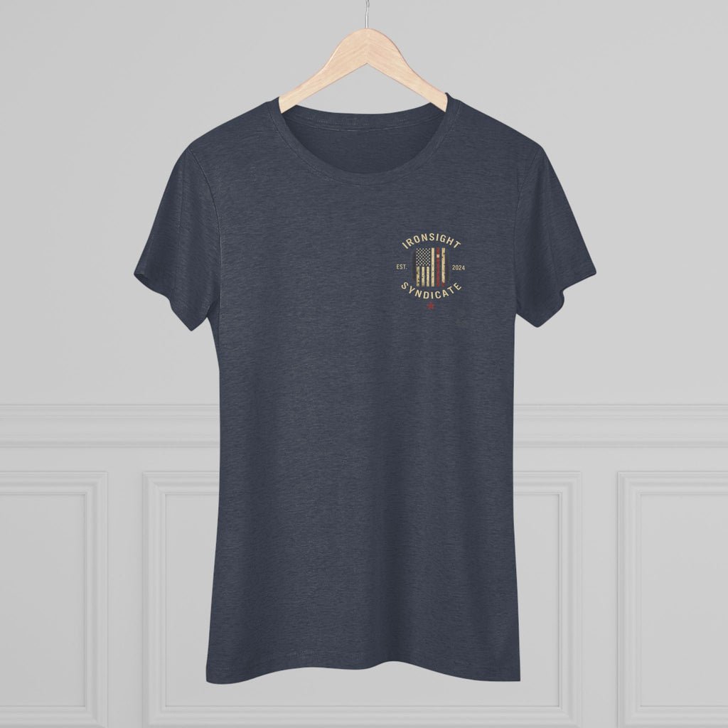 Wrapped in Freedom Women's Patriotic T-Shirt | Ironsight Syndicate