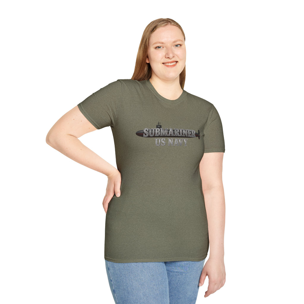 Deep, Silent, Fast Deadly US Navy Submariner T-Shirt