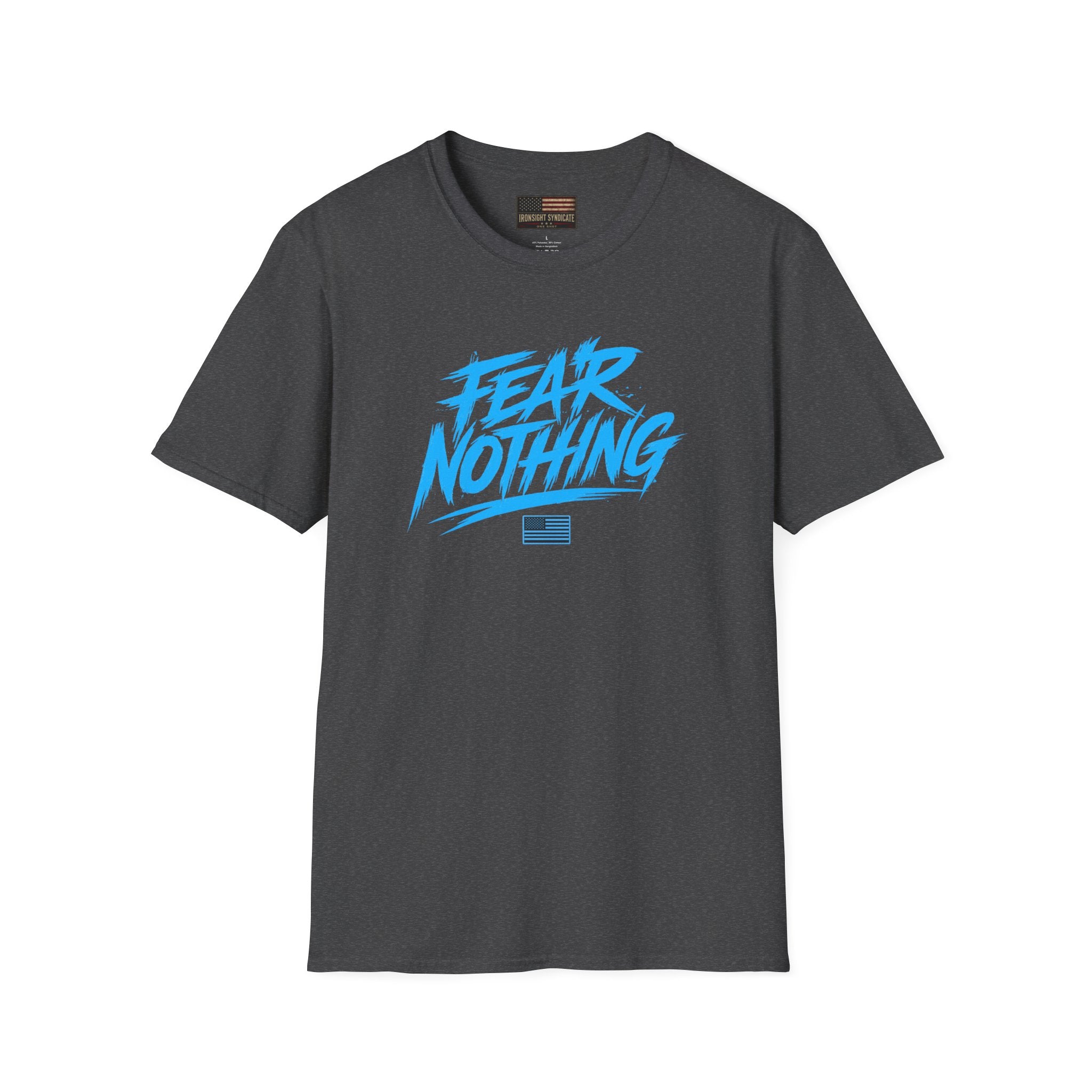Fear Nothing/Live Fearless Blue – Premium Graphic T-Shirt - XS/S/M/L/XL/2XL/3XL/4XL/5XL | Ironsight Syndicate