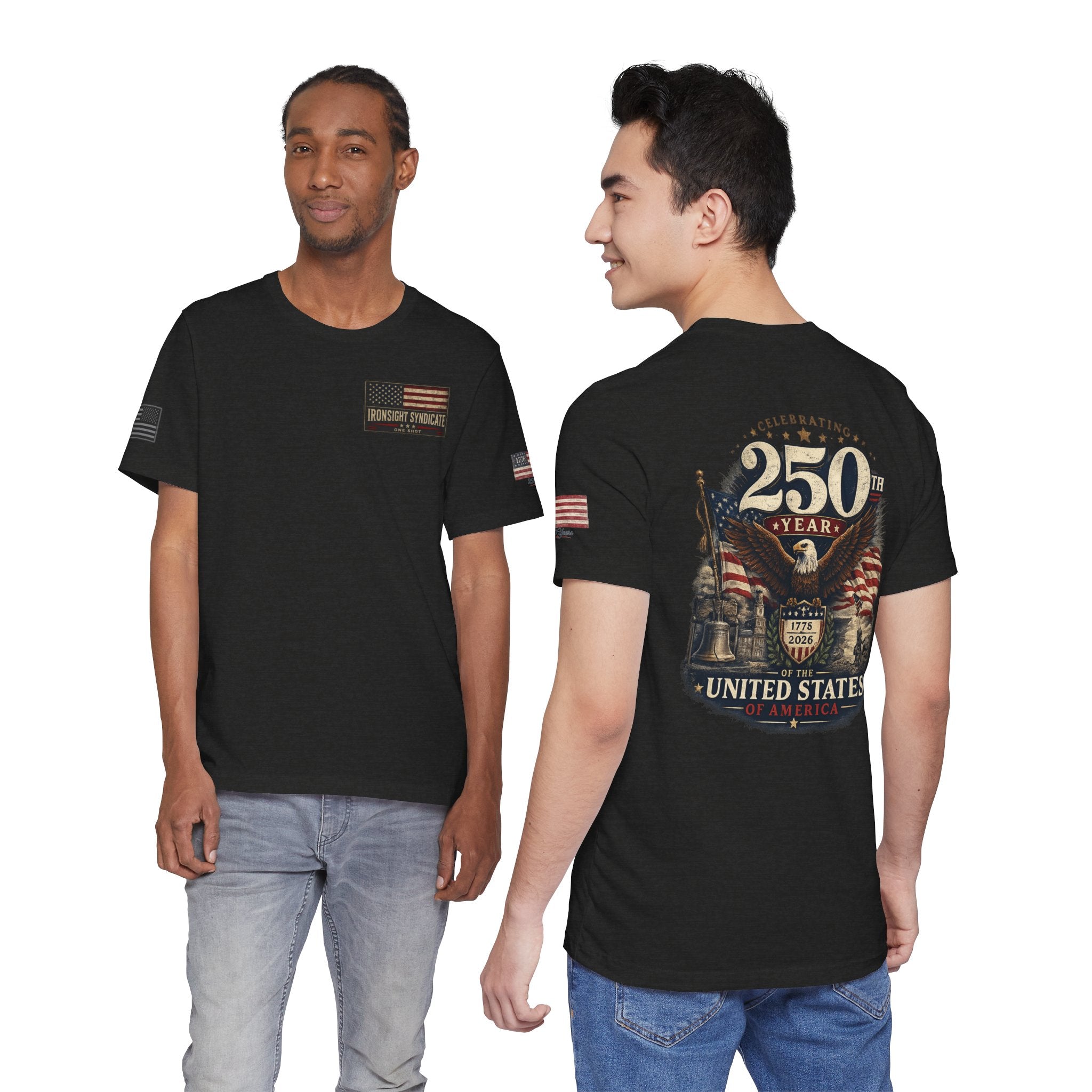 America 250th Anniversary T-Shirt | Patriotic Eagle & American Flag Shirt | 1776-2026 United States Tee