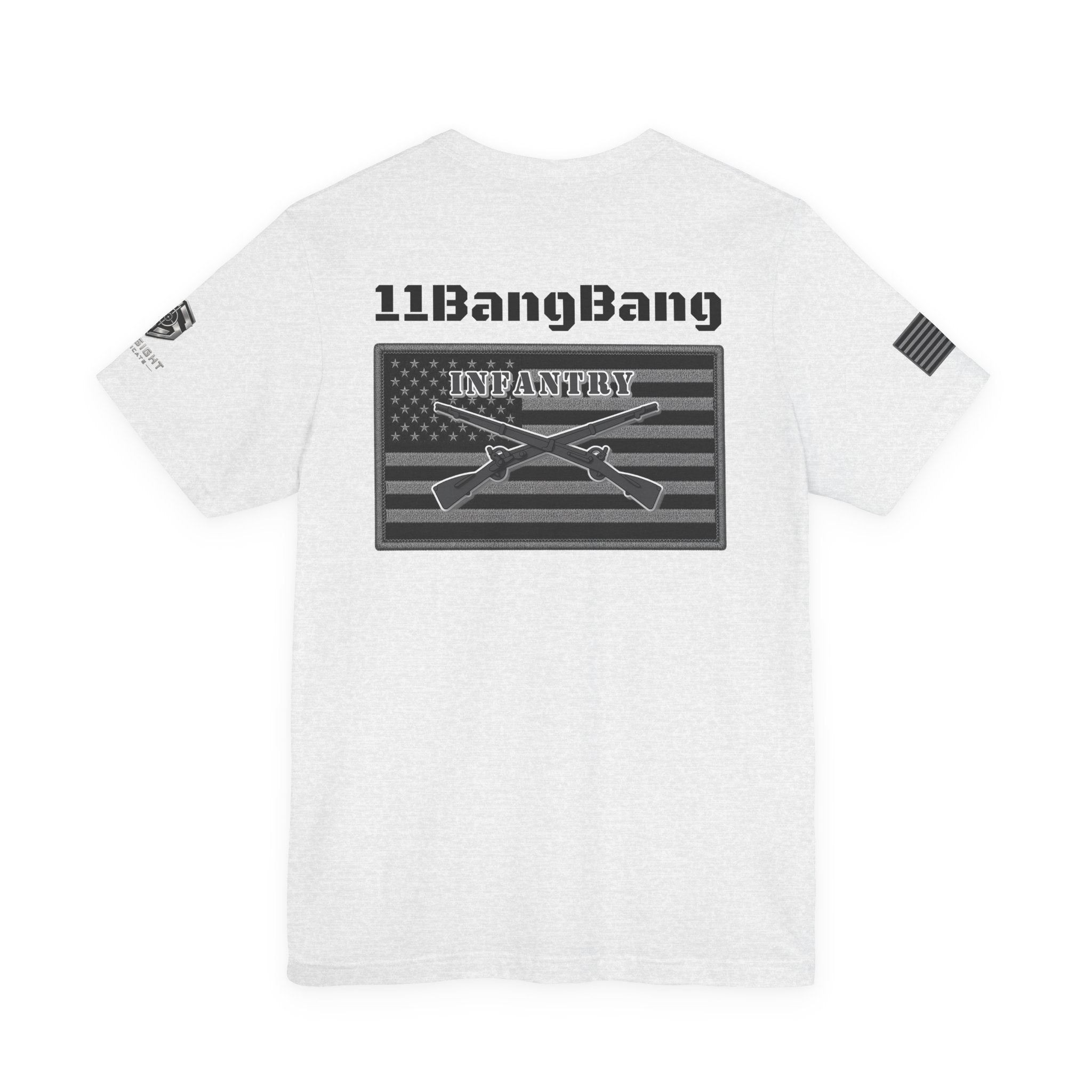 11BangBang Infantry Inspired Patriotic T-Shirt