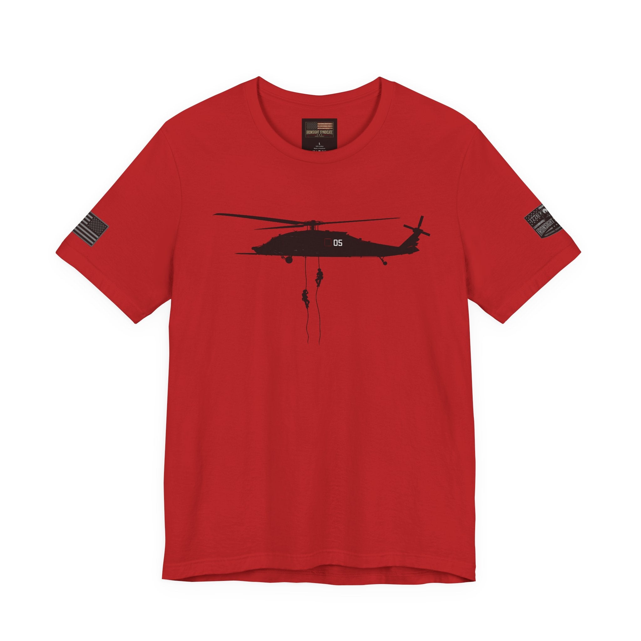 Air Assault Air Mobile Graphic T-Shirt — Red — Military Veteran Apparel — Ironsight Syndicate