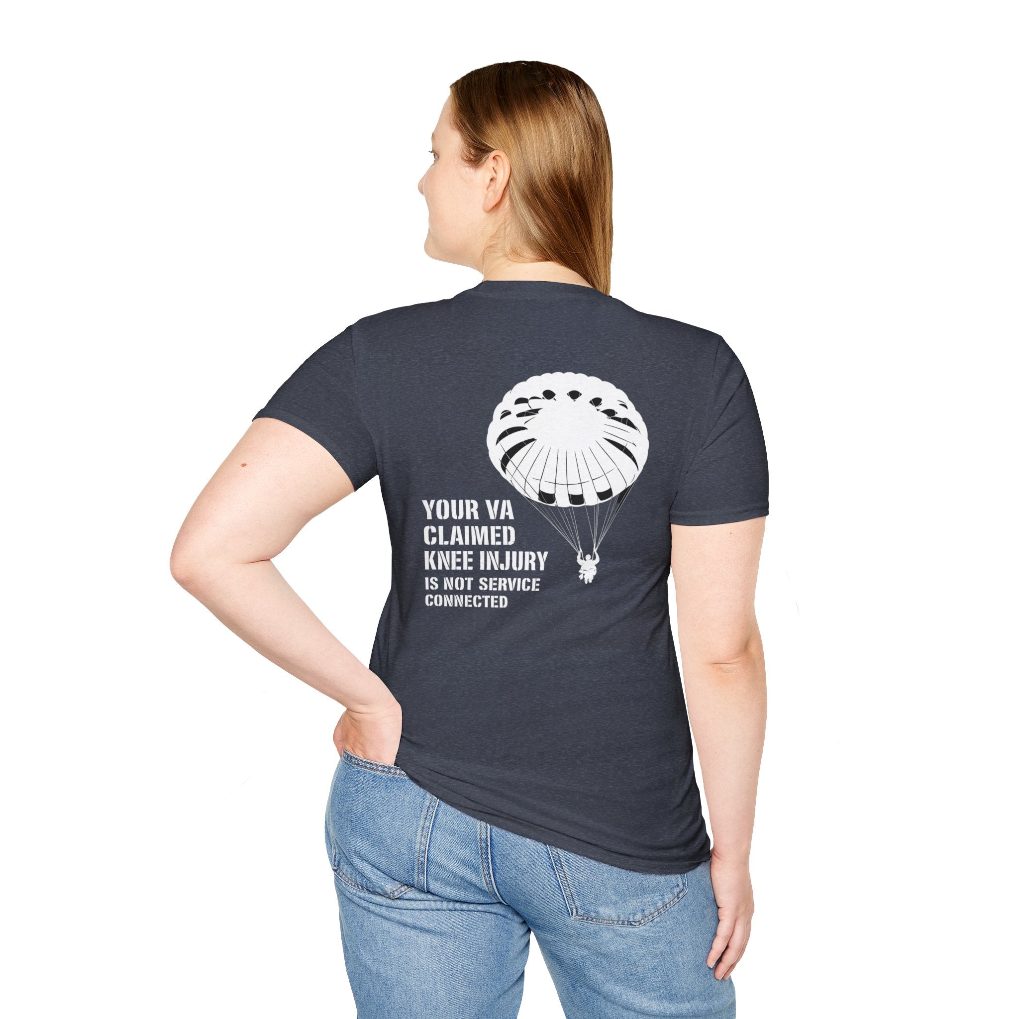 VA Knee Injury is not Service Connected T-Shirt | Ironsight Syndicate