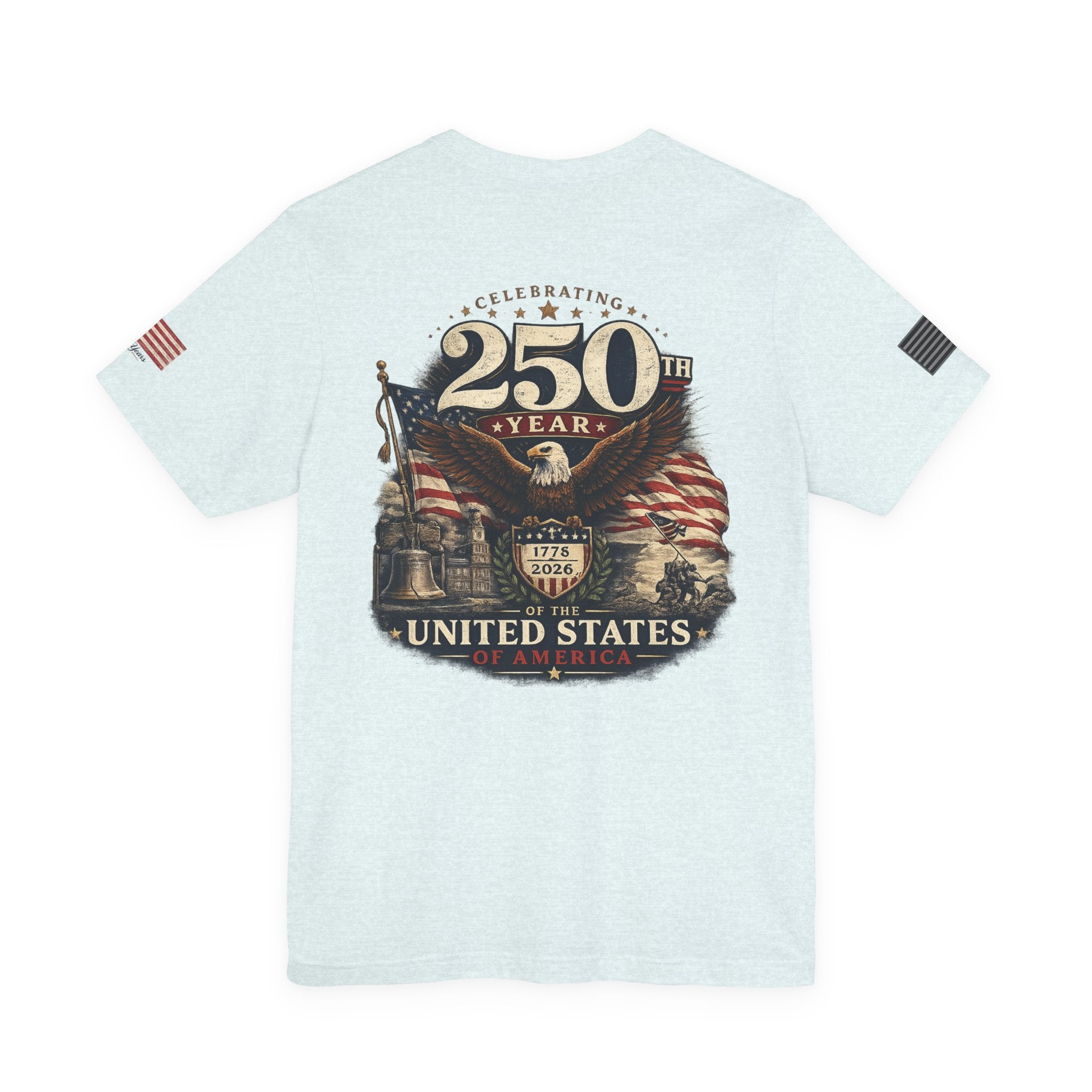 America 250th Anniversary T-Shirt | Patriotic Eagle & American Flag Shirt | 1776-2026 United States Tee