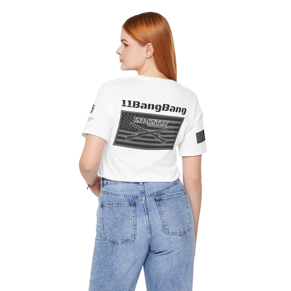 11BangBang Infantry Inspired Patriotic T-Shirt