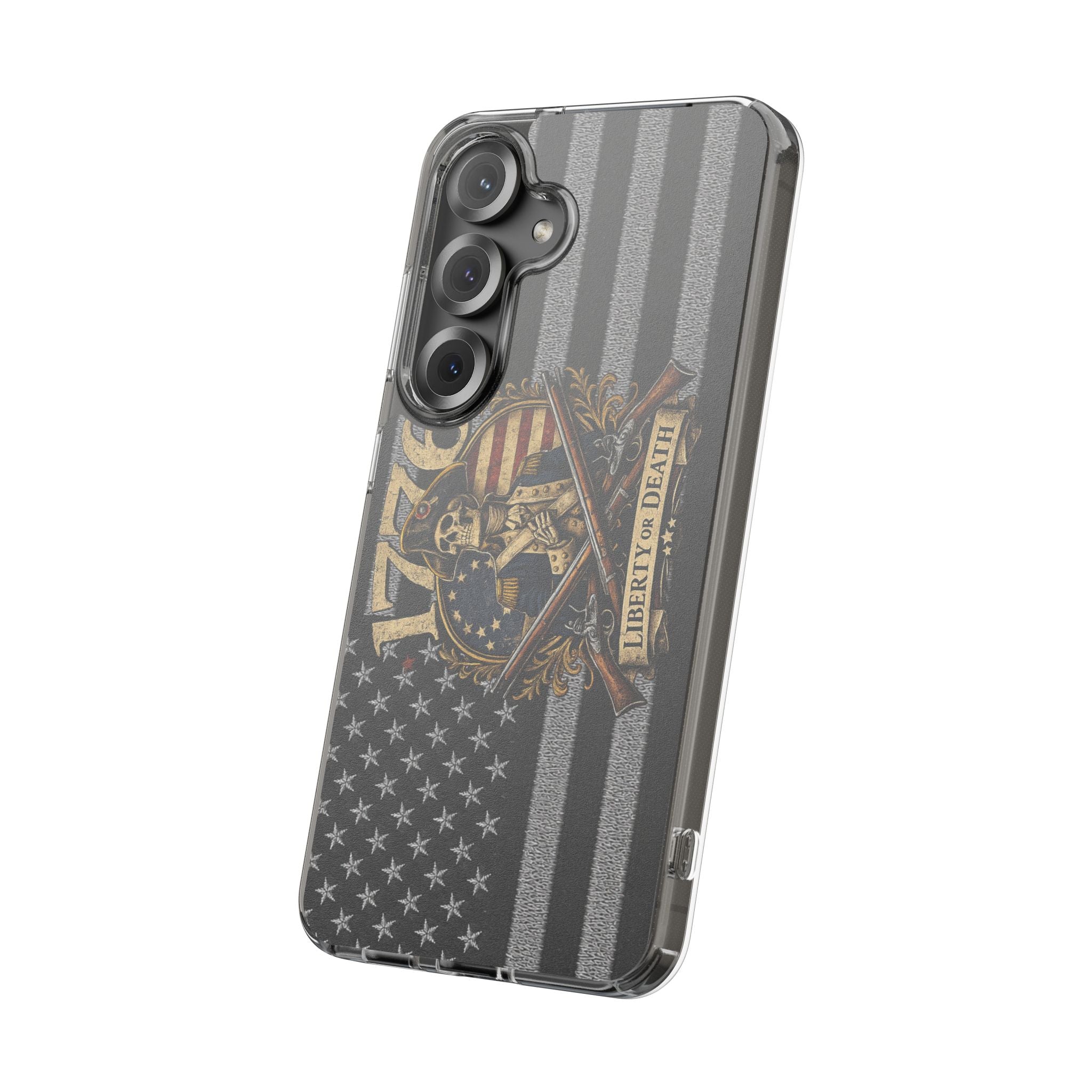 1776 commemorative Clear Impact-Resistant Phone Case