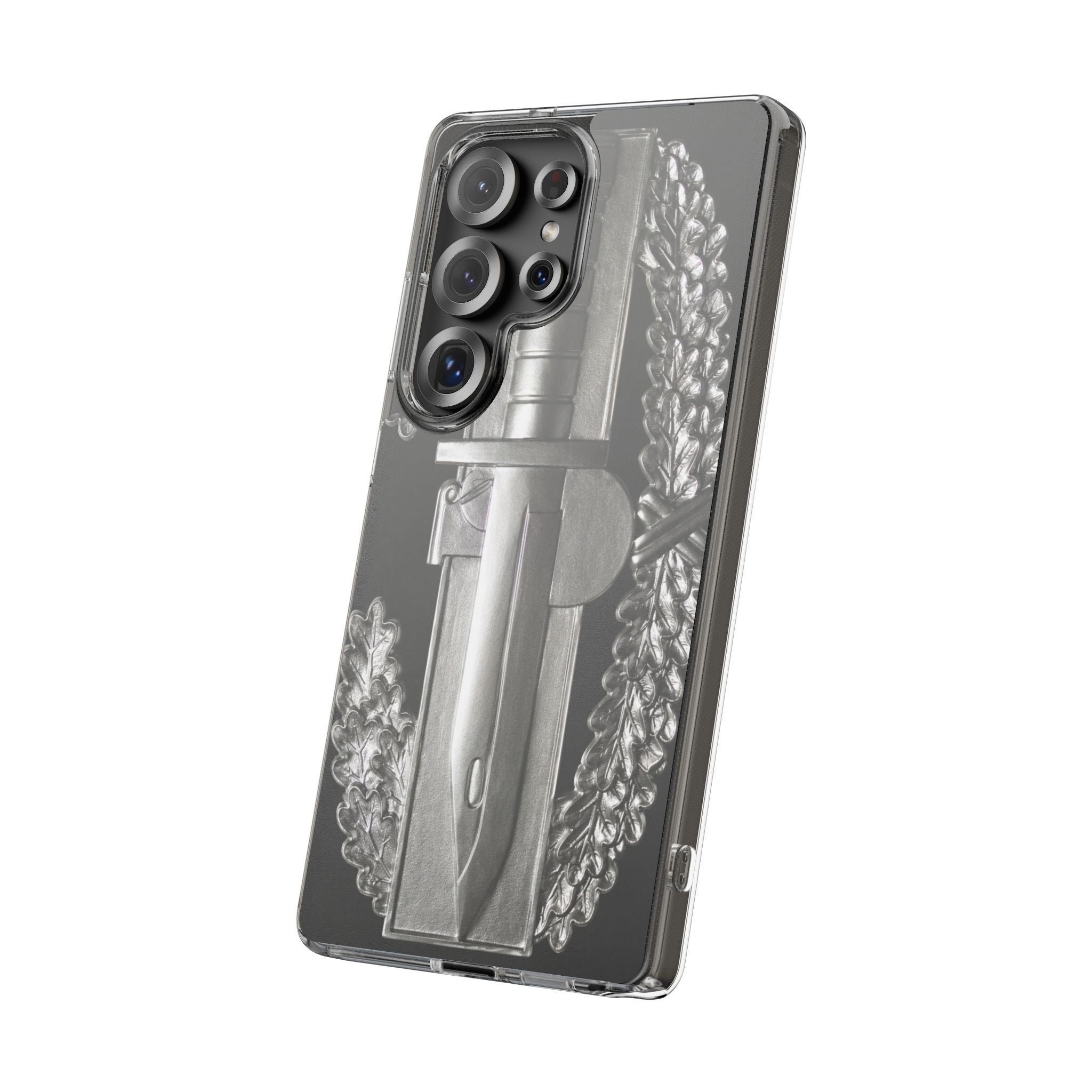 Army Combat Action Badge Clear Impact-Resistant Phone Case