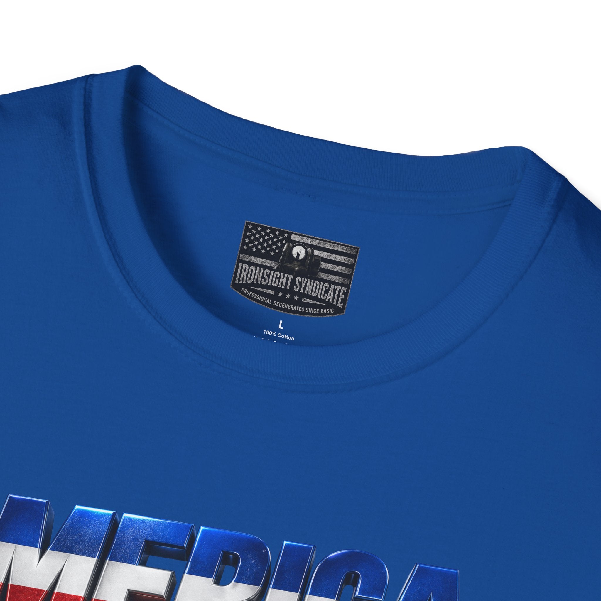 Merican Eagle T-Shirt | Patriotic Military Graphic Tee for Veterans & Patriots, Adult (13 and up), unisex