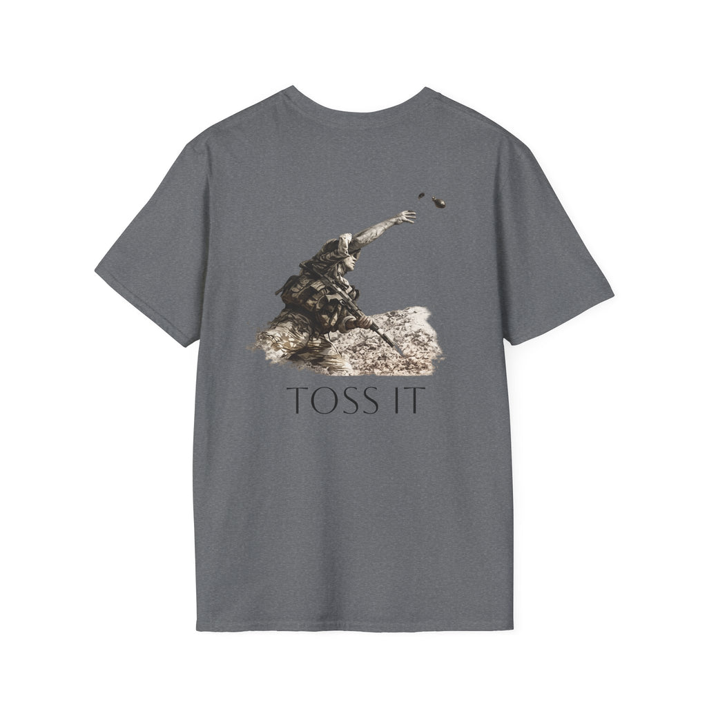 Toss It.  Funny Hand Grenade Tee