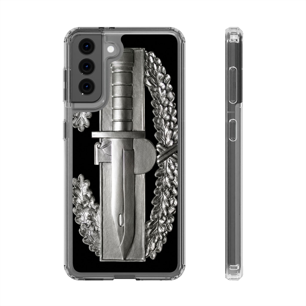 Army Combat Action Badge Clear Impact-Resistant Phone Case
