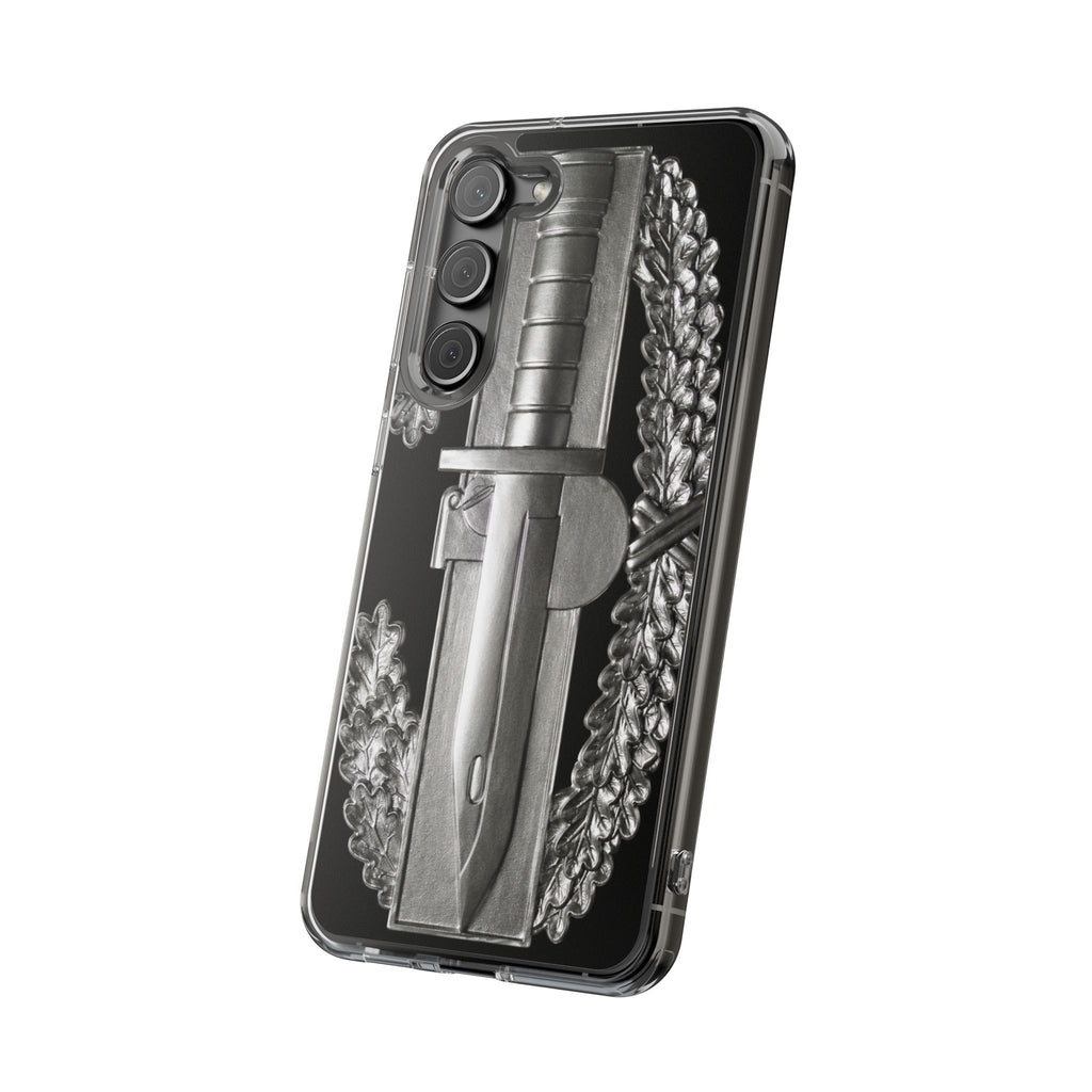 Army Combat Action Badge Clear Impact-Resistant Phone Case