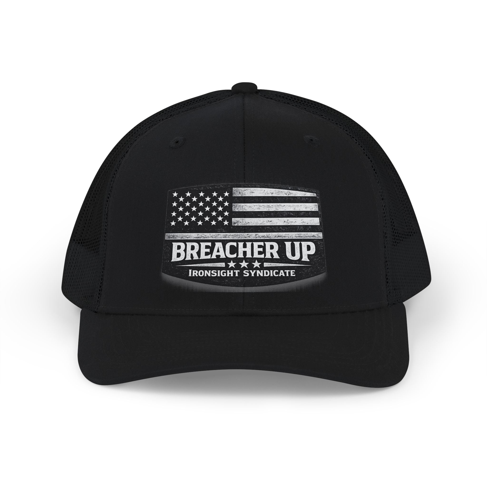 Breacher Up Trucker Cap — American Flag Tactical Snapback Hat