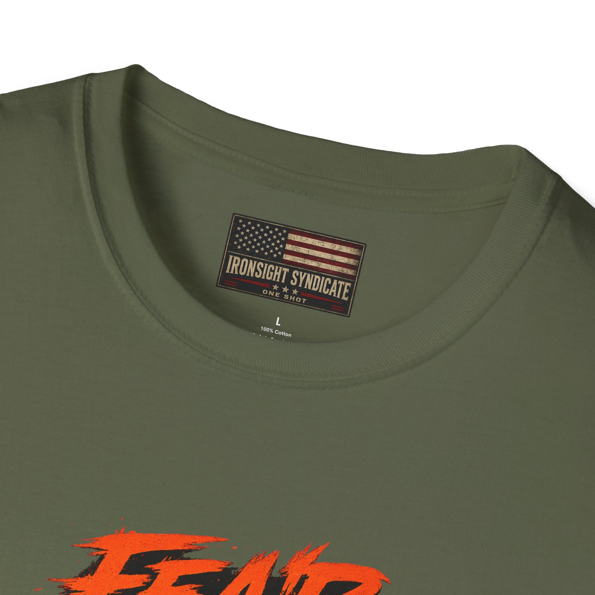 Fear Nothing (Orange) Military-Inspired Graphic T-Shirt - S/M/L/XL/2XL/3XL/4XL | Ironsight Syndicate