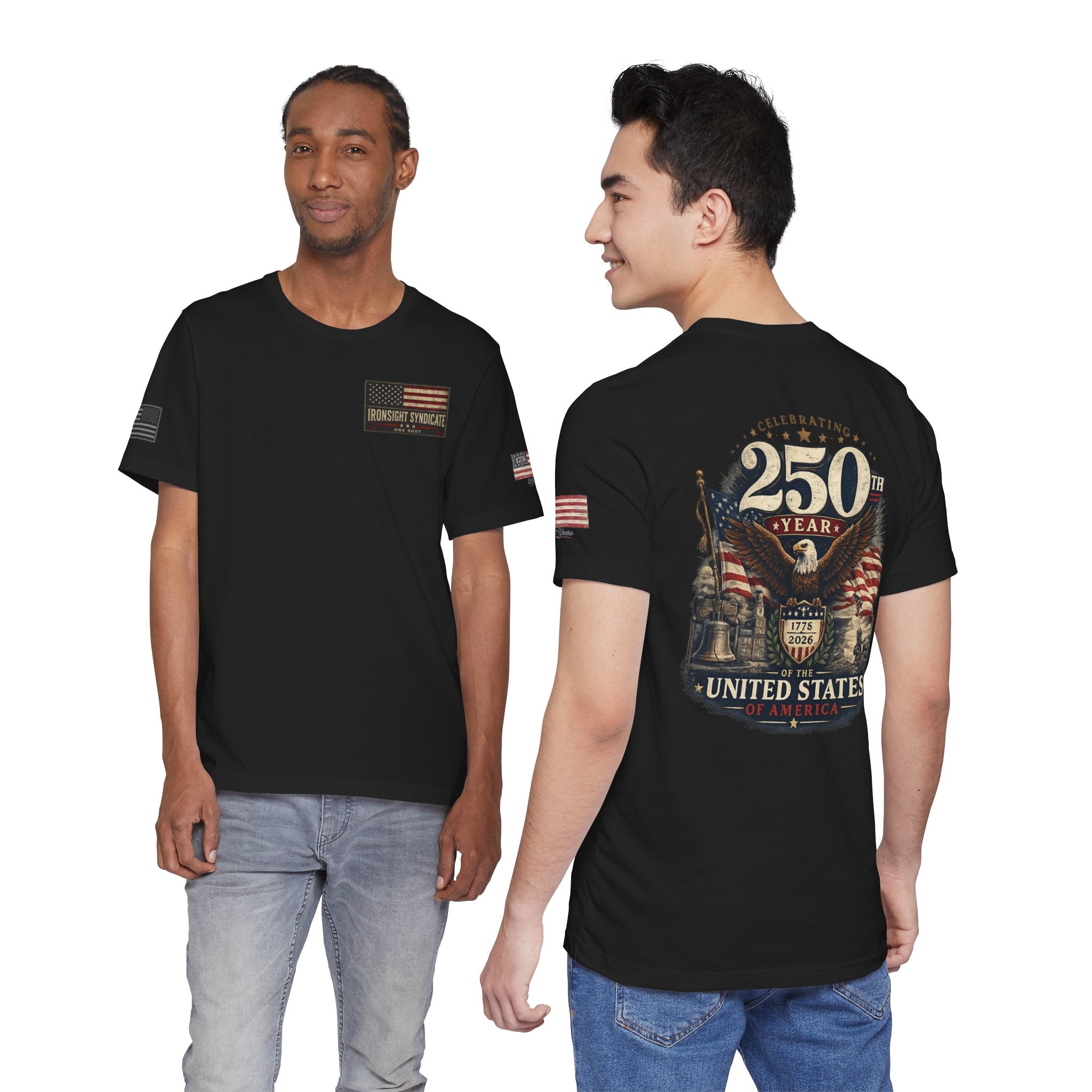 America 250th Anniversary T-Shirt | Patriotic Eagle & American Flag Shirt | 1776-2026 United States Tee