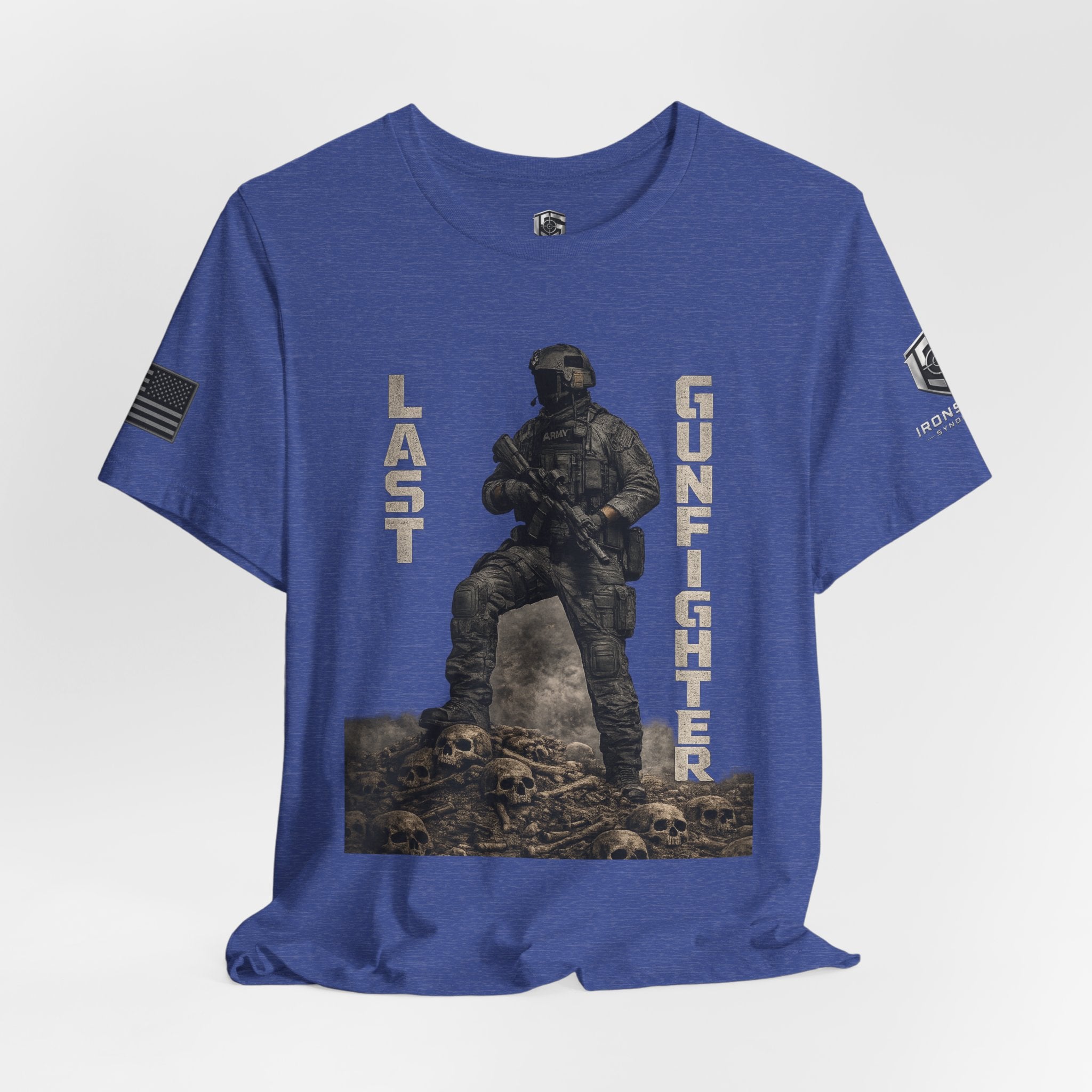 Last Gunfighter Infantry Inspired Patriotic T-Shirt | Ironsight Syndicate