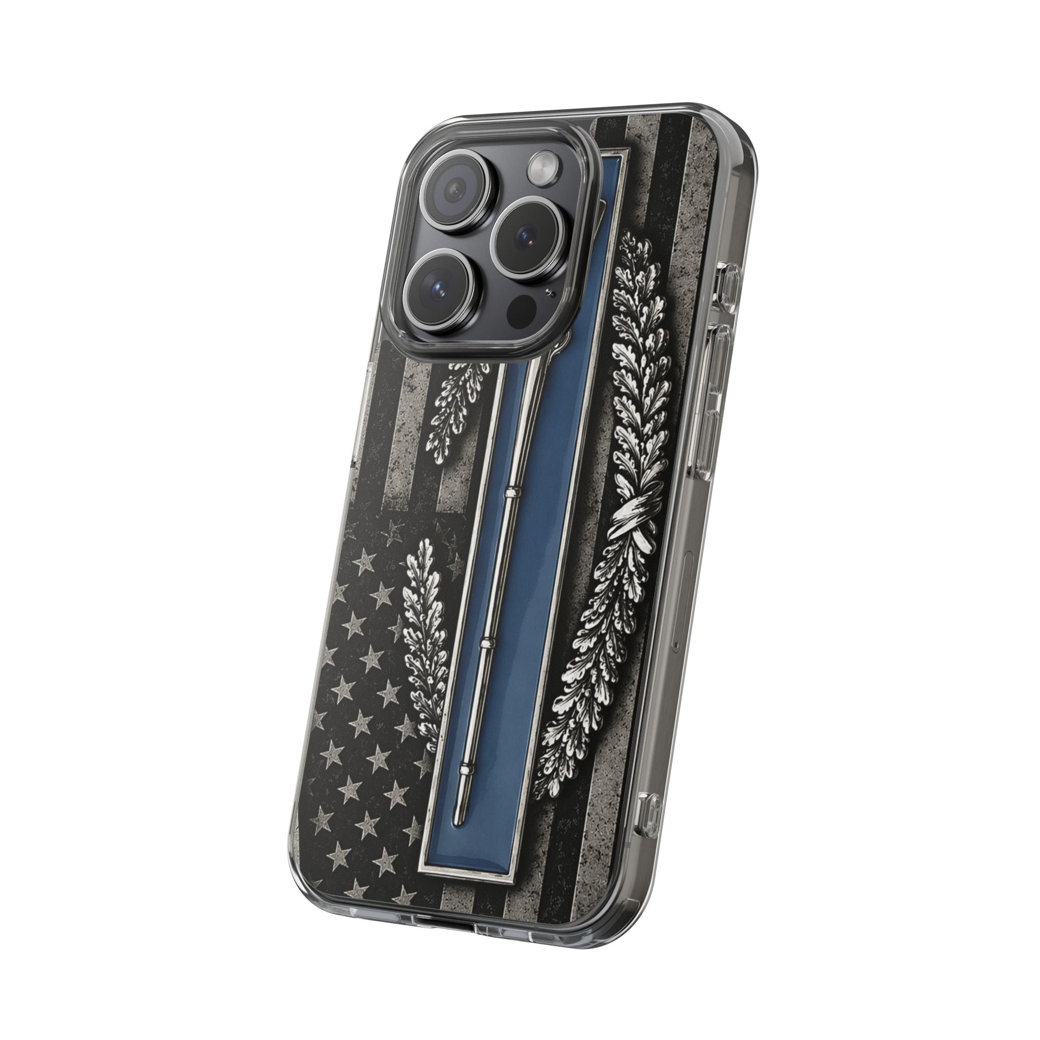 Combat Infantryman Badge Clear Impact-Resistant Phone Case