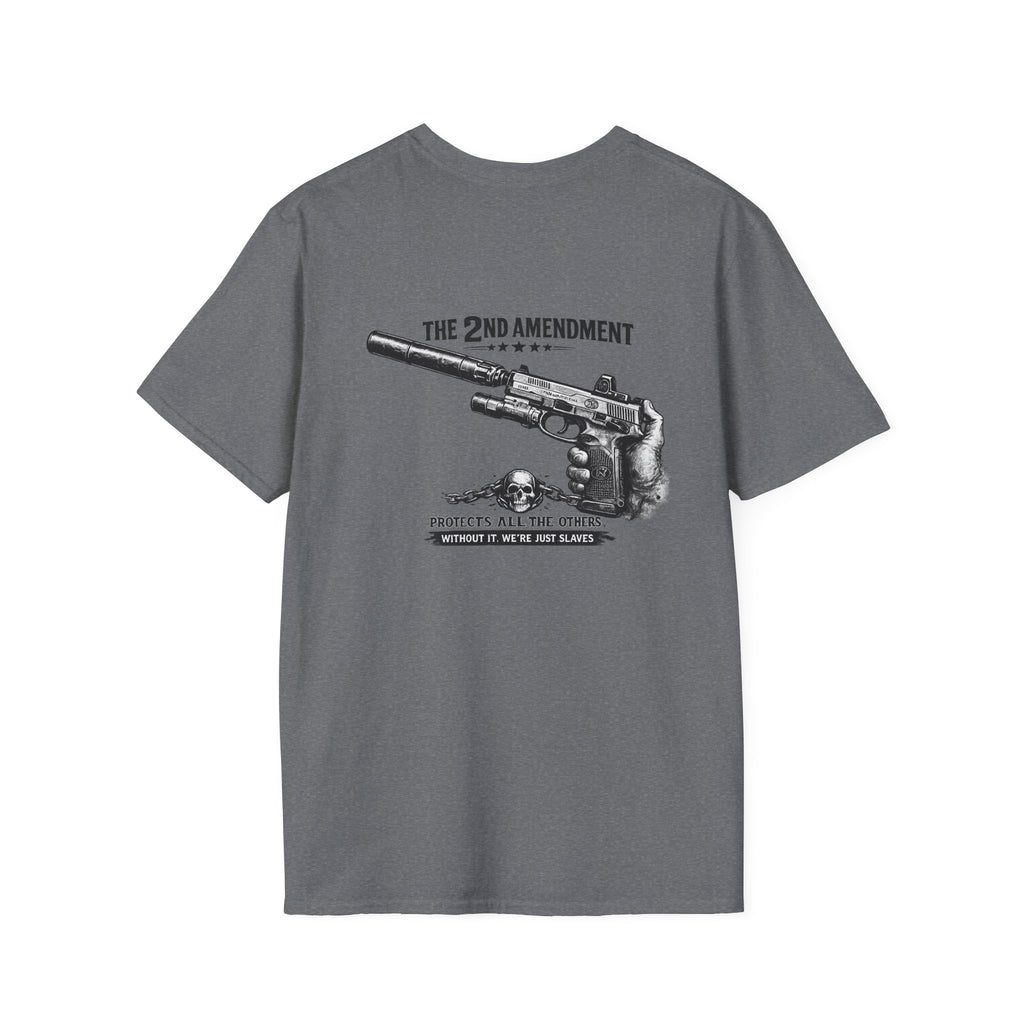 2nd Amendment T-Shirt | Patriotic Military Graphic Tee for Veterans & Patriots, Adult (13 and up), unisex