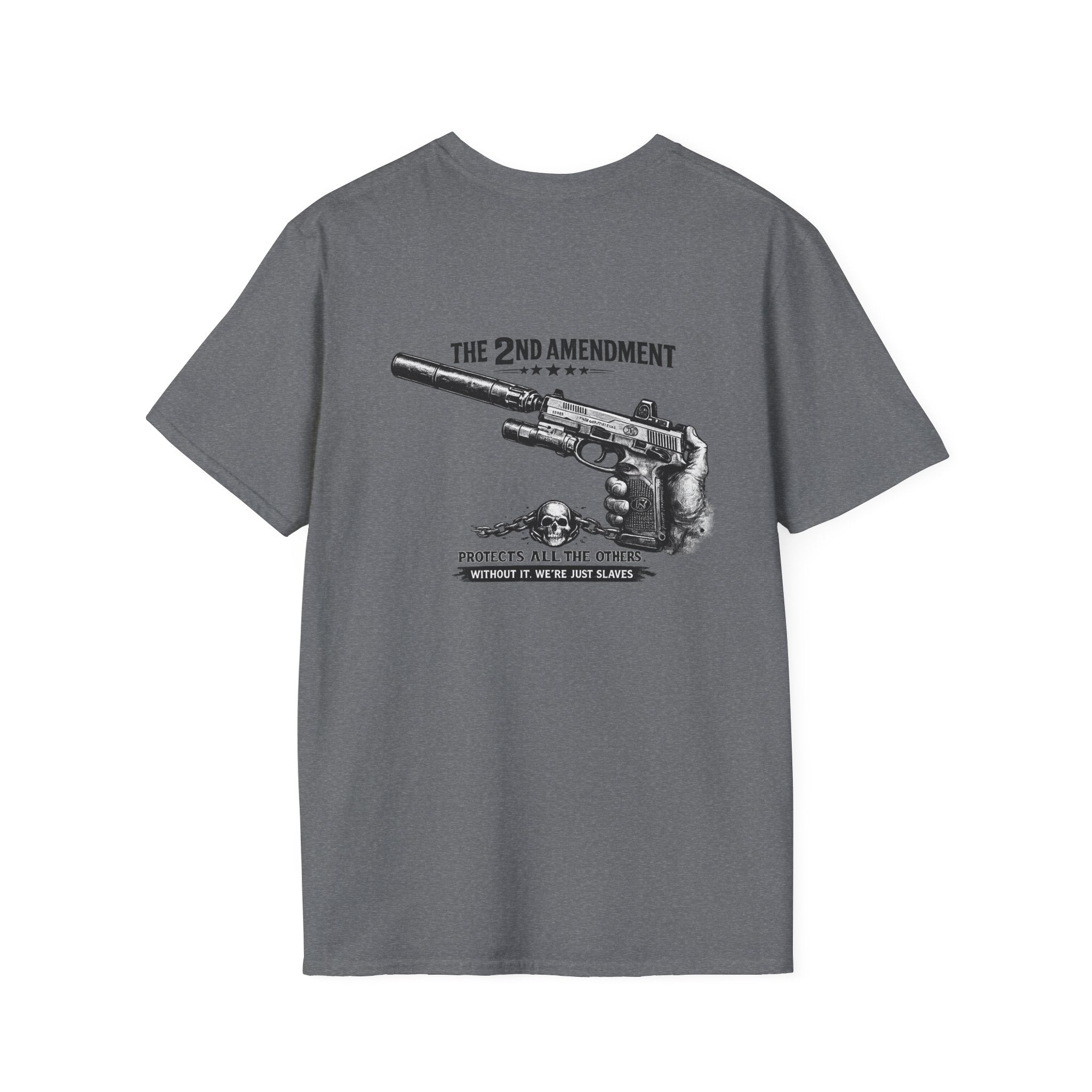 2nd Amendment T-Shirt | Patriotic Military Graphic Tee for Veterans & Patriots, Adult (13 and up), unisex