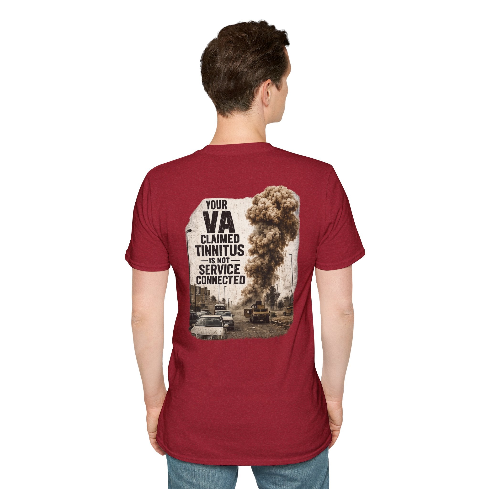 VA Tinnitus Claim is Not Service Connected T-Shirt | Ironsight Syndicate