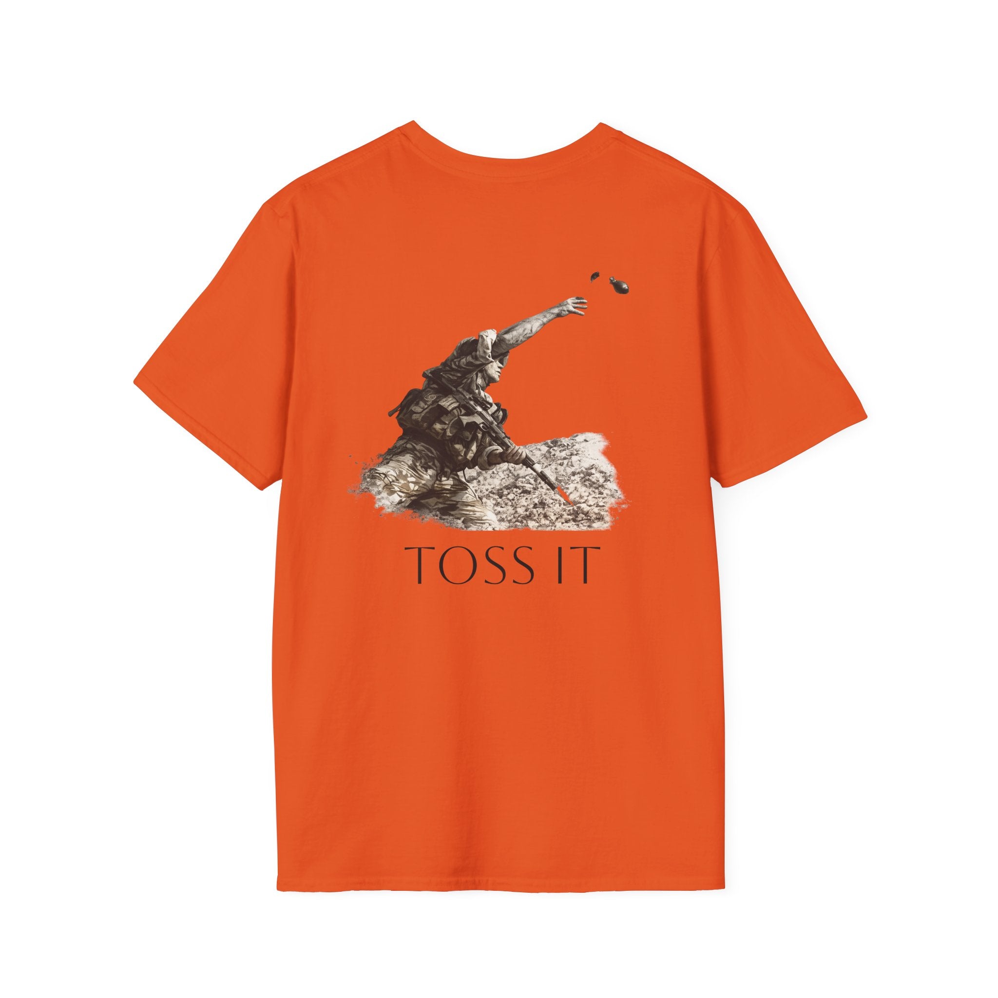 Toss It.  Funny Hand Grenade Tee