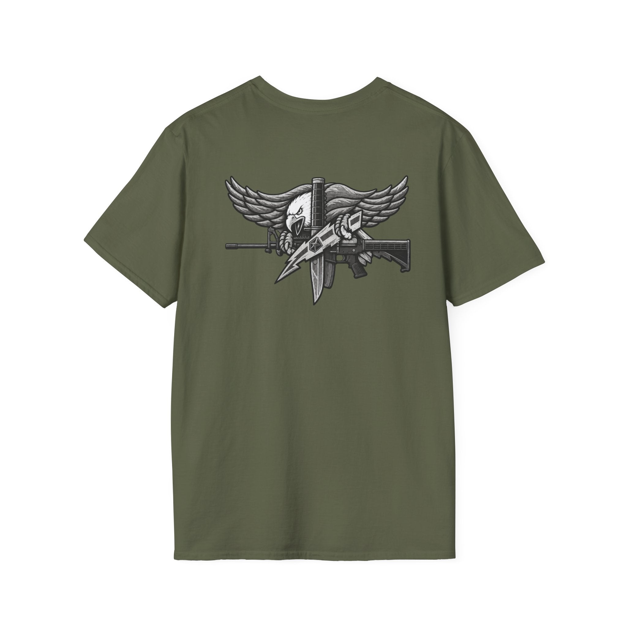 SWAT Eagle T-Shirt — T-Shirt | Patriotic Military Graphic Tee for Veterans & Patriots, Adult (13 and up), unisex