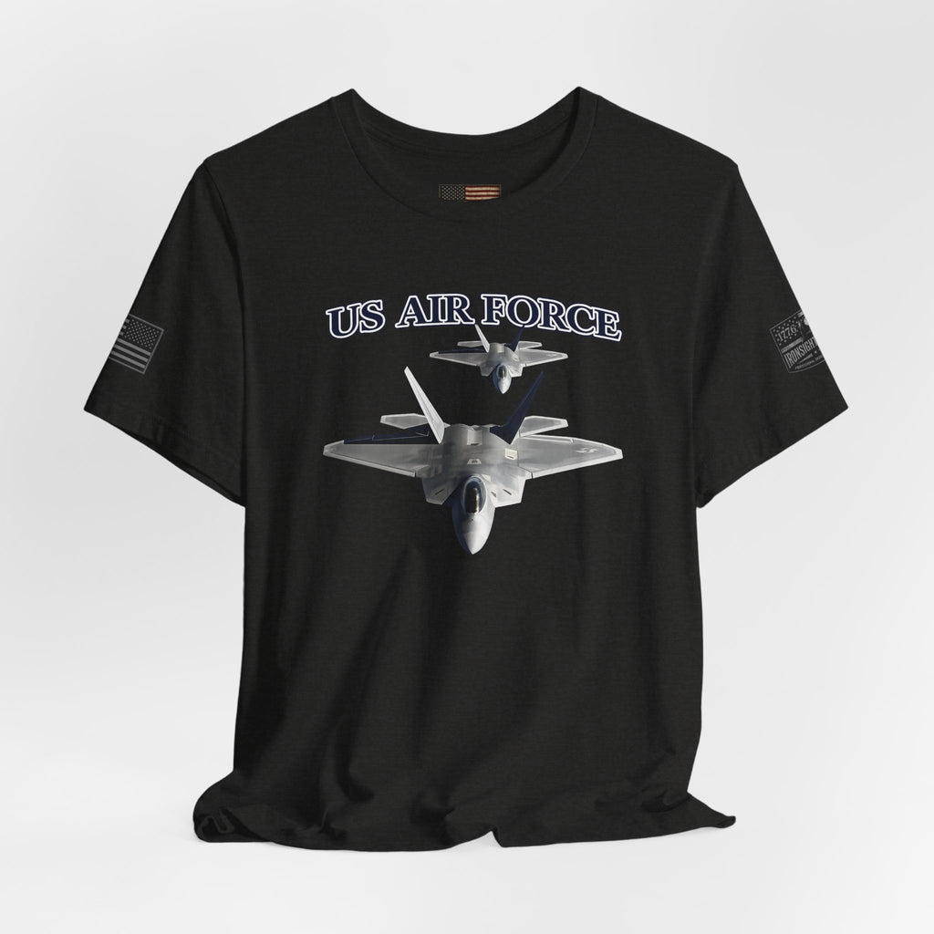 F-22 Raptor USAF Stealth Fighter Jet Graphic Tee – Premium Air Force Pride T-Shirt for Veterans & Active Duty