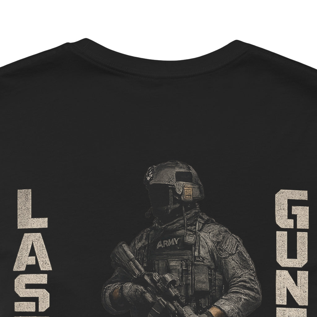 Last Gunfighter Infantry Inspired Patriotic T-Shirt | Ironsight Syndicate