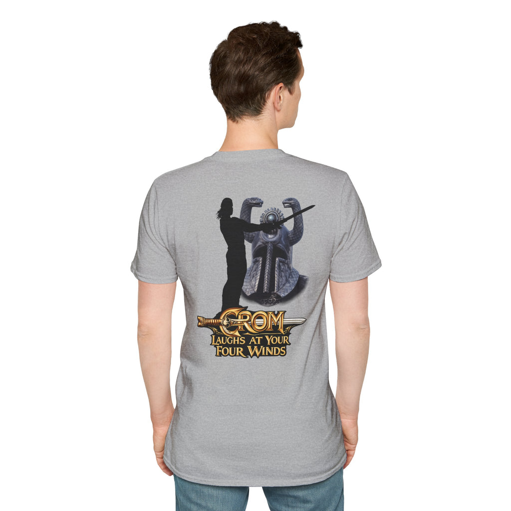 Crom Laughs at Your Four Winds- Conan the Barbarian Inspired T-shirt