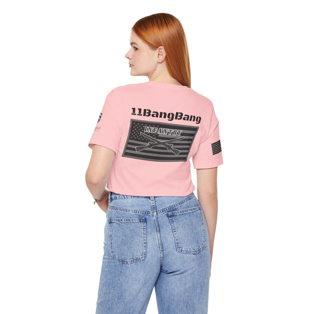 11BangBang Infantry Inspired Patriotic T-Shirt