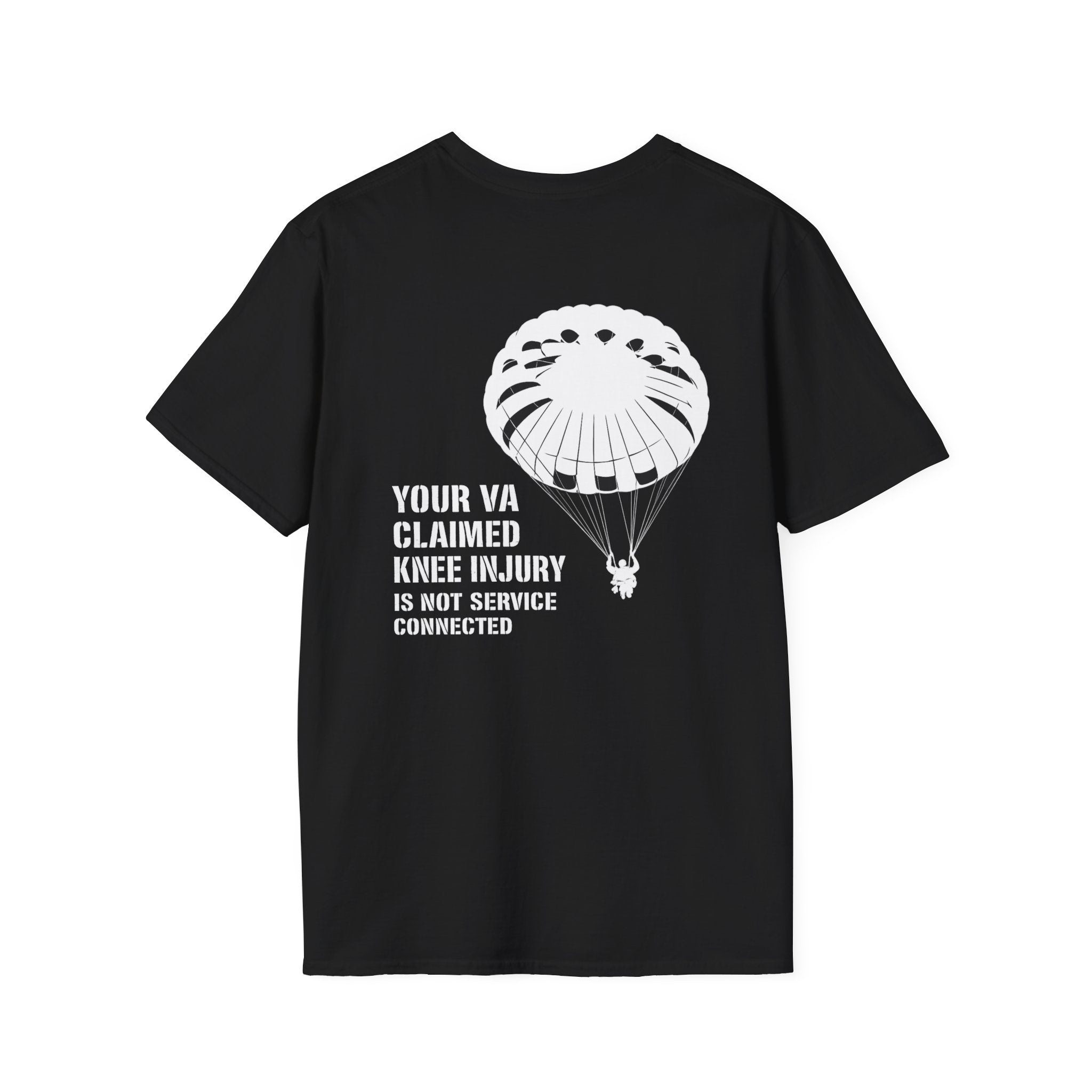 VA Knee Injury is not Service Connected T-Shirt | Ironsight Syndicate