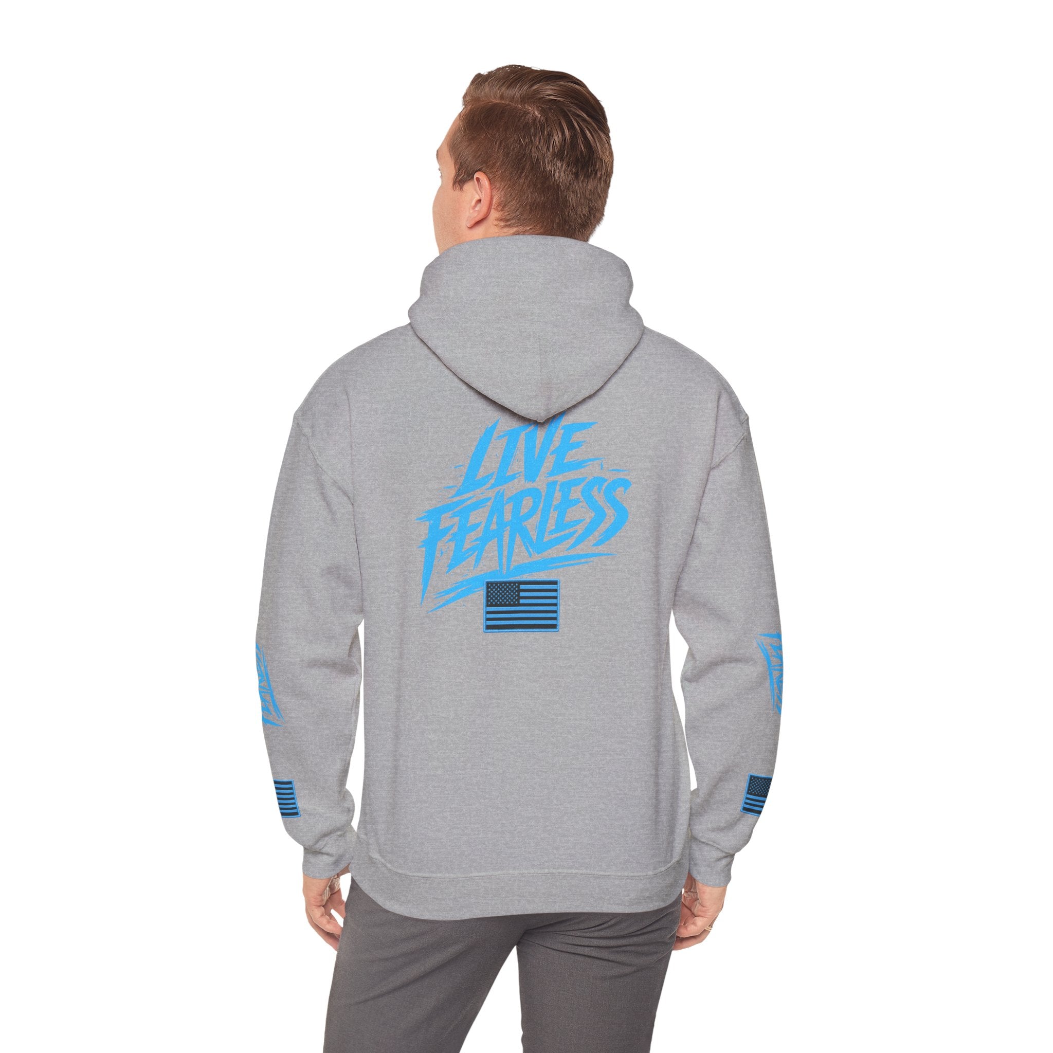 Live Fearless Hoodie | Premium Heavy Weight-Military-Inspired Patriotic Hoodie | Ironsight Syndicate