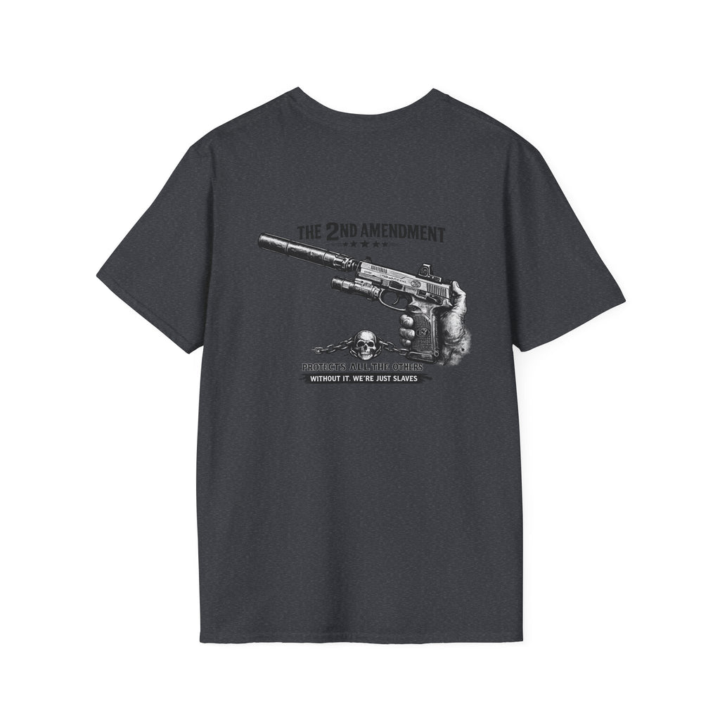 2nd Amendment T-Shirt | Patriotic Military Graphic Tee for Veterans & Patriots, Adult (13 and up), unisex