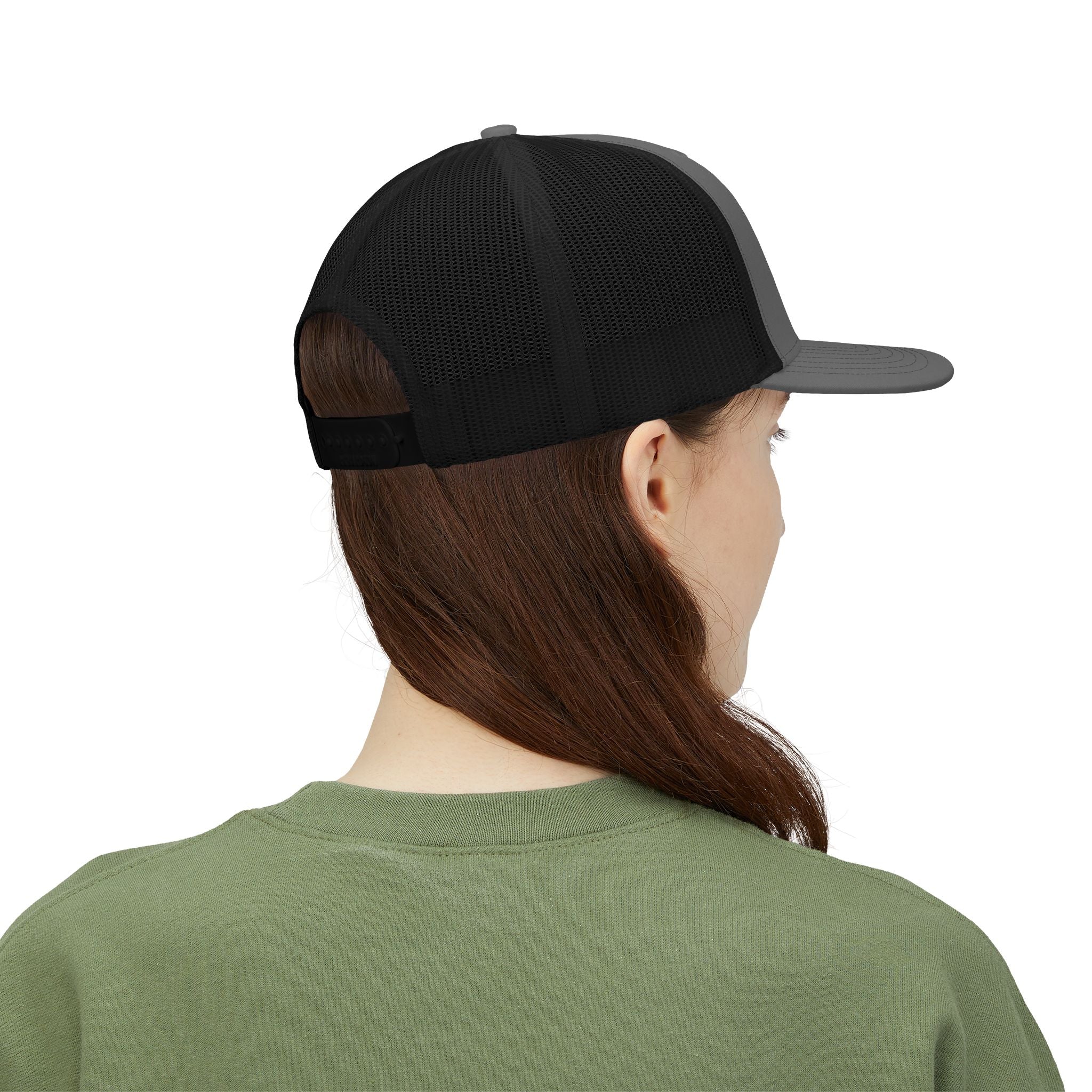 Live Fearless Blue Trucker Hat
