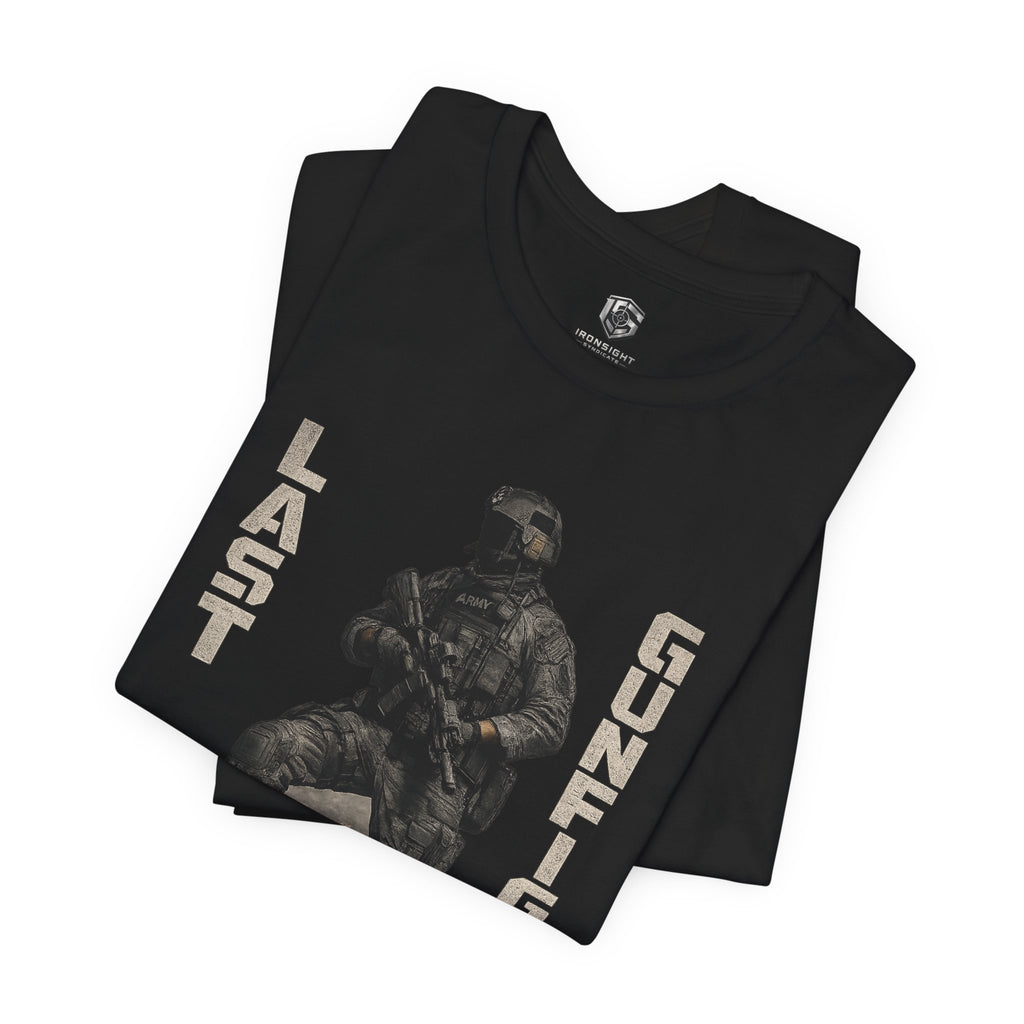Last Gunfighter Infantry Inspired Patriotic T-Shirt | Ironsight Syndicate