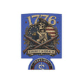 1776 Liberty or Death Patriotic Can Cooler - Blue Skull - R | Ironsight Syndicate