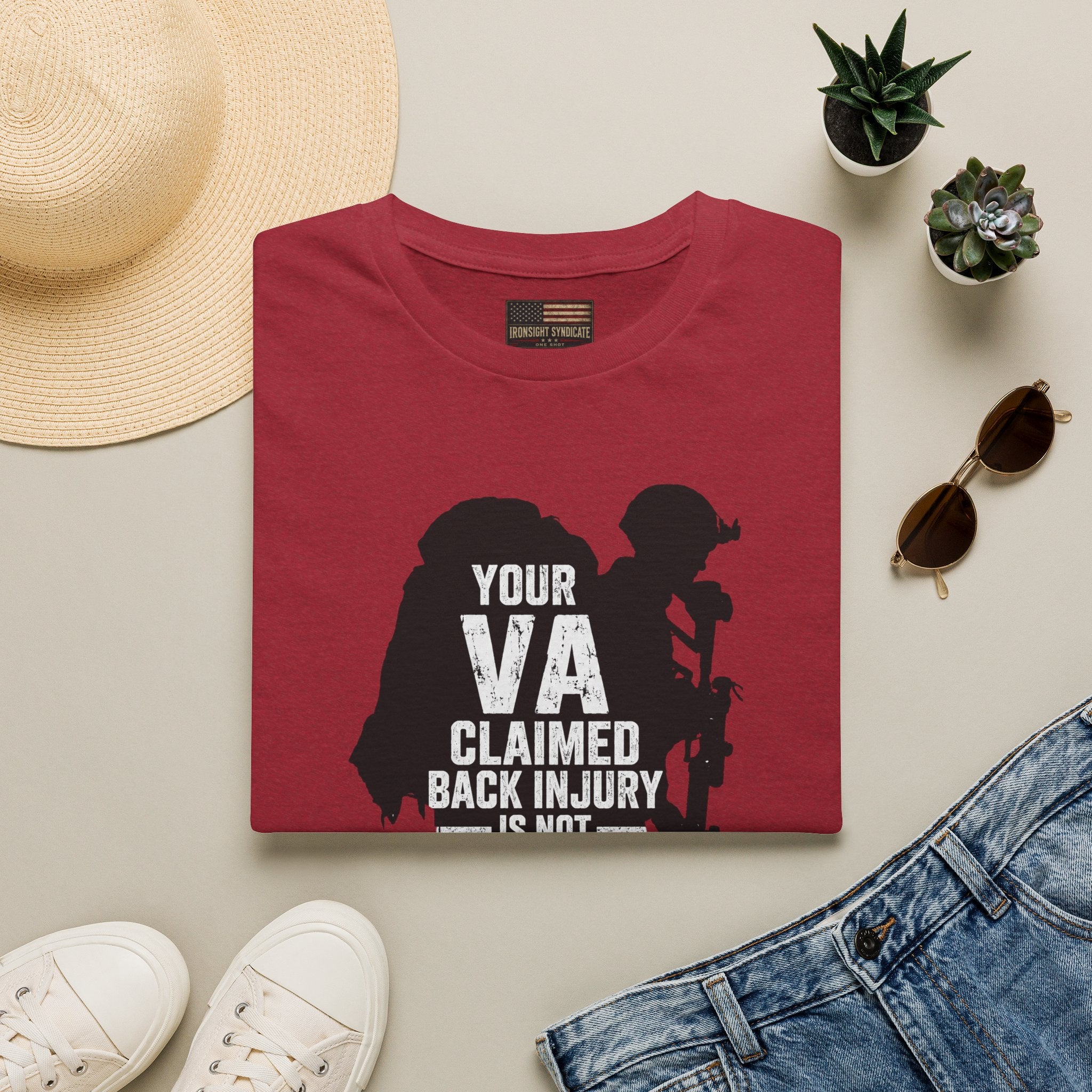 VA Claim Denied Graphic Front T-Shirt